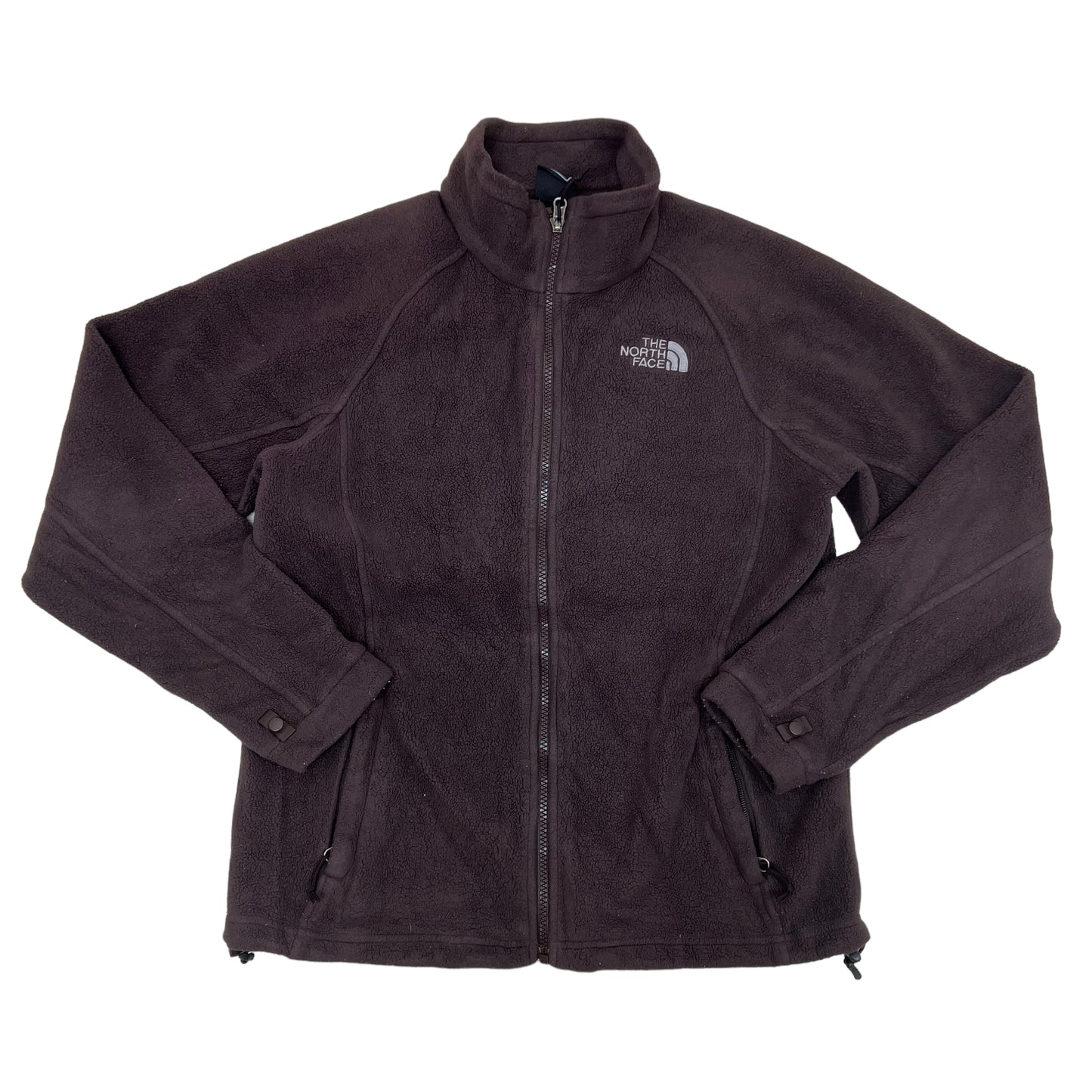 GM383 THE NORTH FACE ザノースフェイス 長袖 ジップアップ フリース ジャケット 上着 羽織り トップス ブラウン レディース M