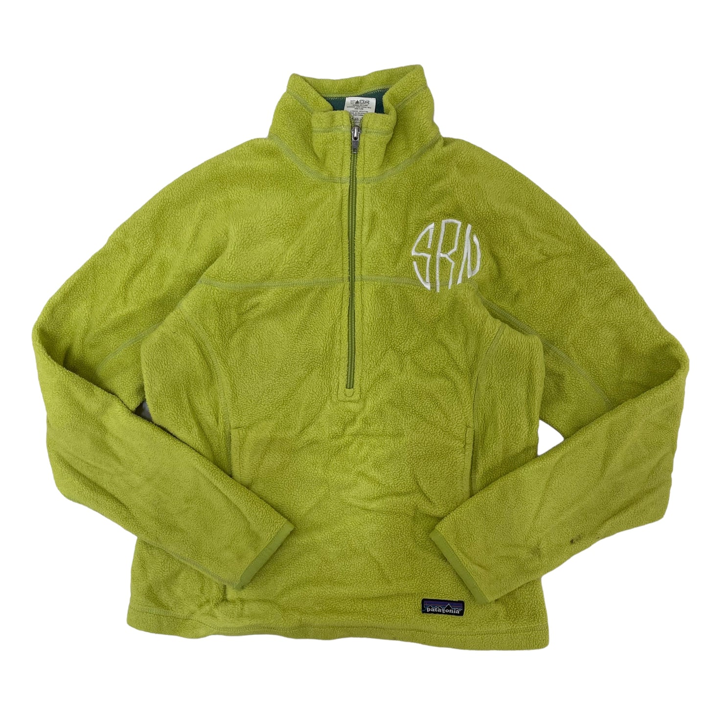 GC352 patagonia SYNGHILLA フリーストップス トップス ハーフジップアップ グリーン レディース サイズS