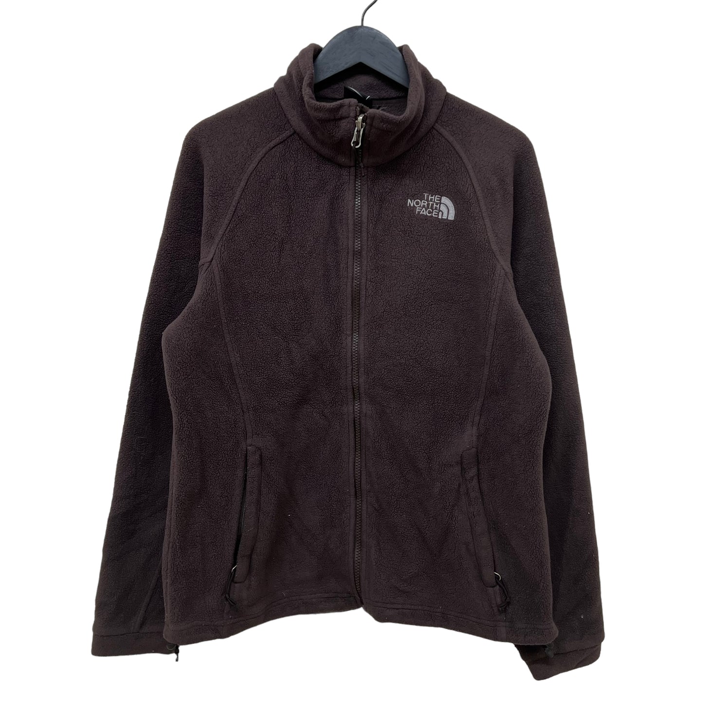GM383 THE NORTH FACE ザノースフェイス 長袖 ジップアップ フリース ジャケット 上着 羽織り トップス ブラウン レディース M
