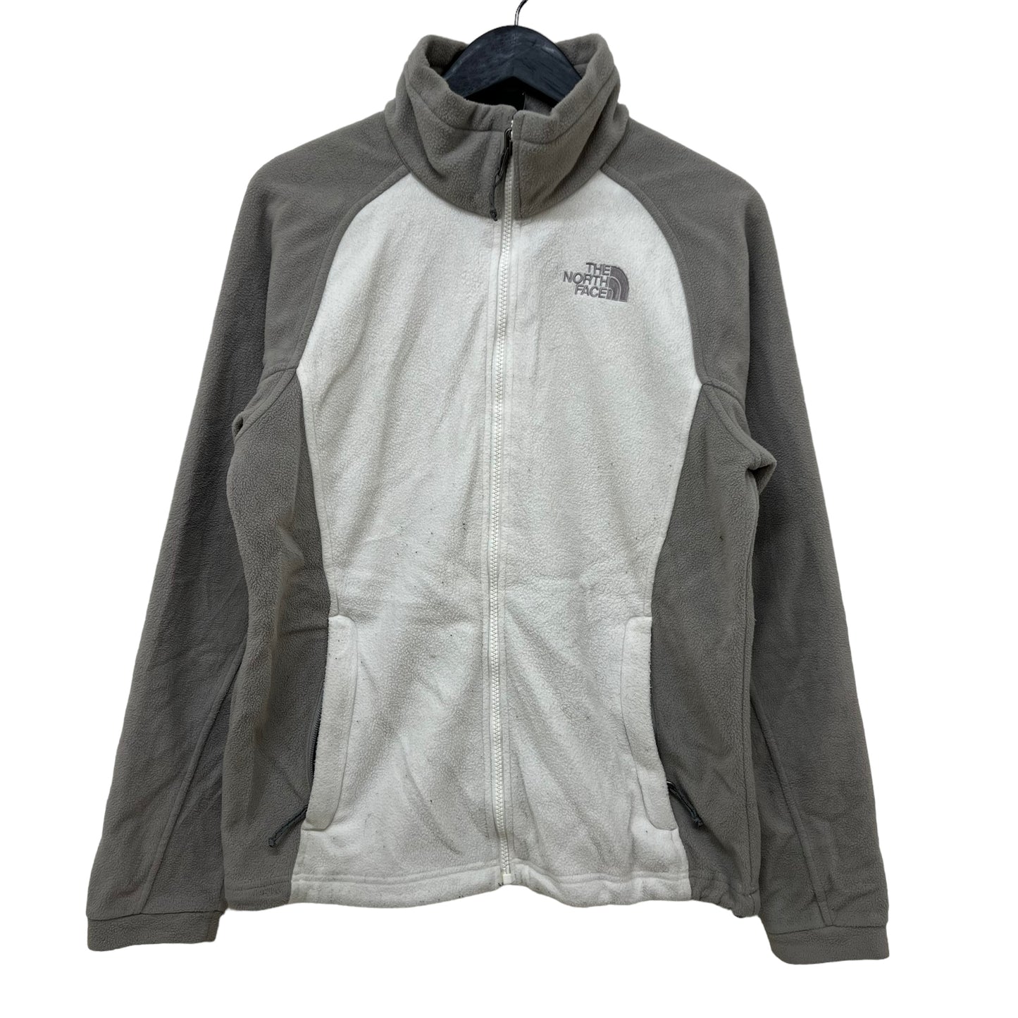 GM380 THE NORTH FACE ザノースフェイス 長袖 フリース ジャケット 上着 羽織り トップス グレー系 レディース M