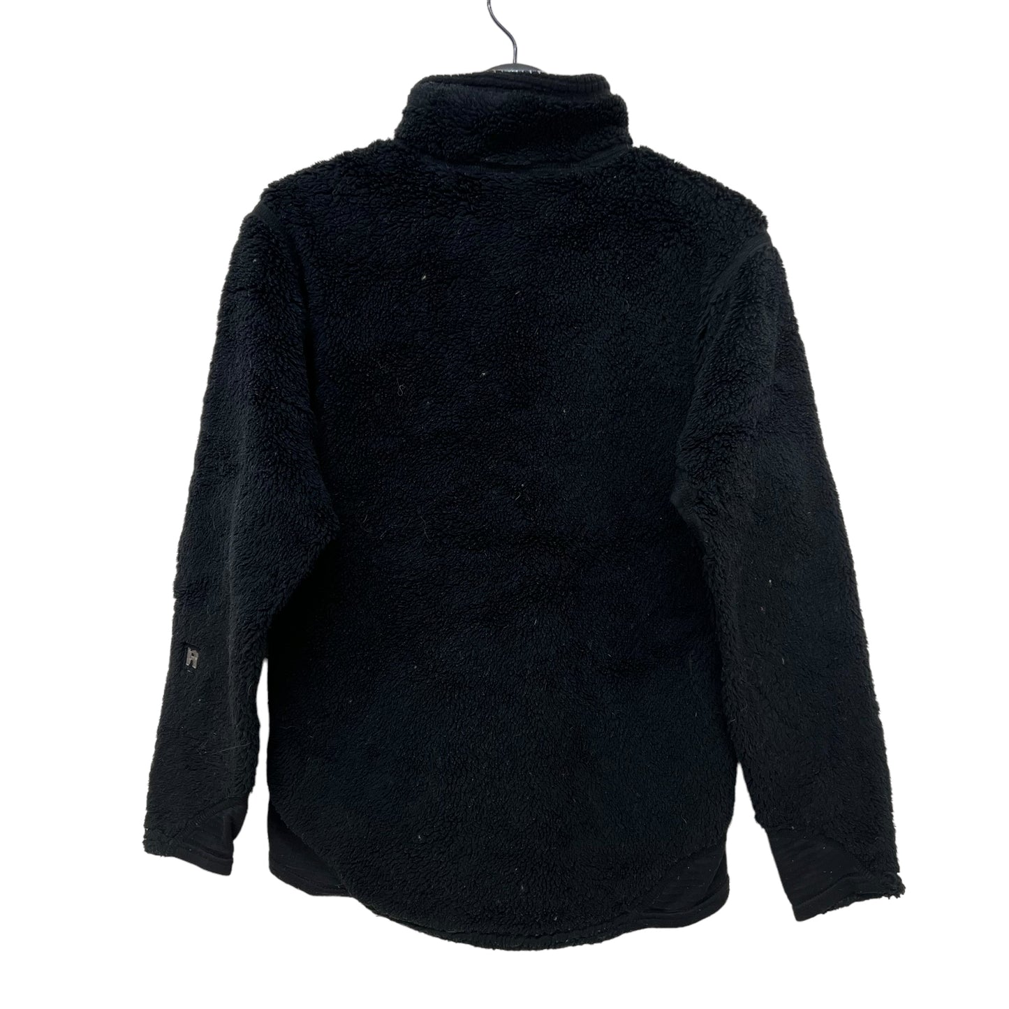 GM302 USA製 patagonia パタゴニア 長袖 ハーフ ジップアップ フリース トップス プルオーバー ブラック メンズ XS
