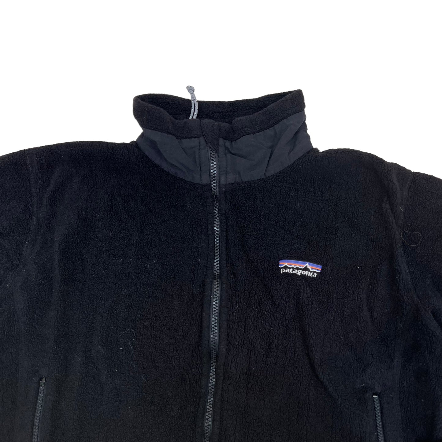 GM292 patagonia パタゴニア 長袖 ジップアップ フリース ジャケット 上着 羽織り トップス ブラック レディース L