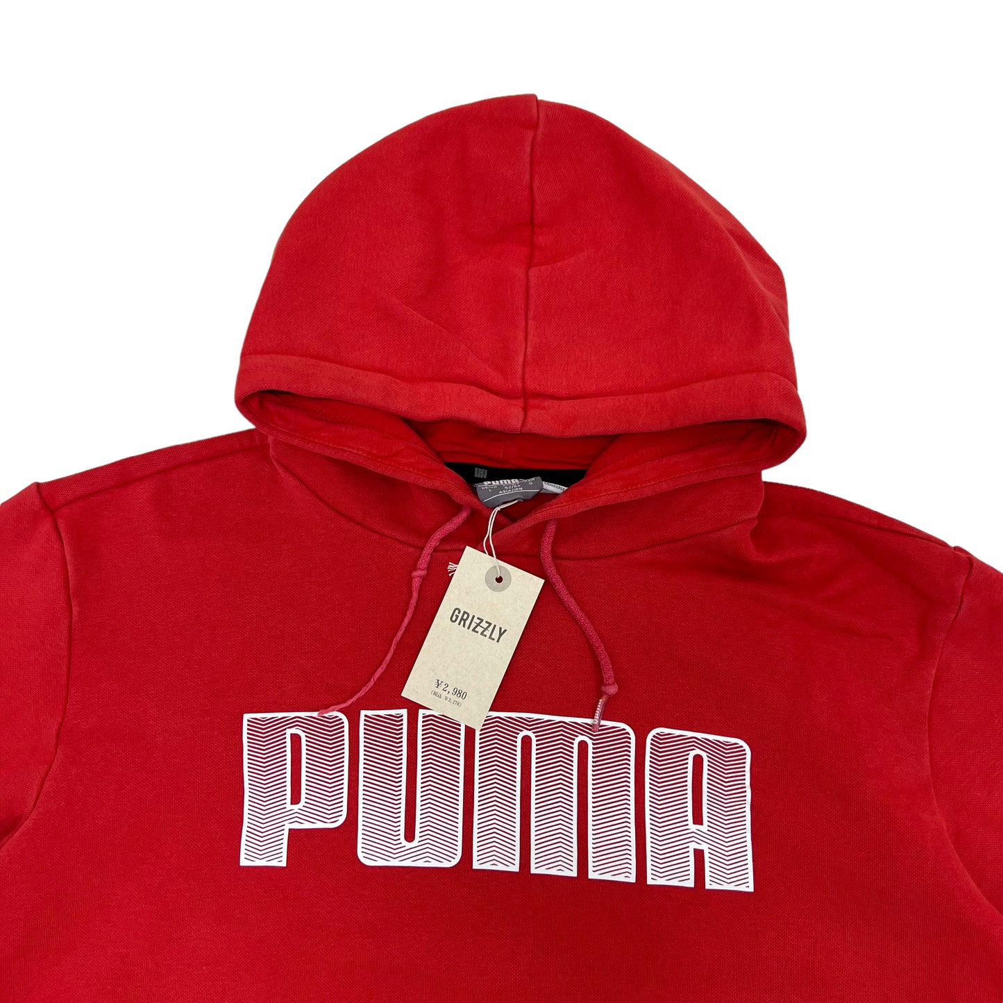 GM8 PUMA プーマ スウェット パーカー プルオーバー トップス フーディー レッド メンズ サイズ L