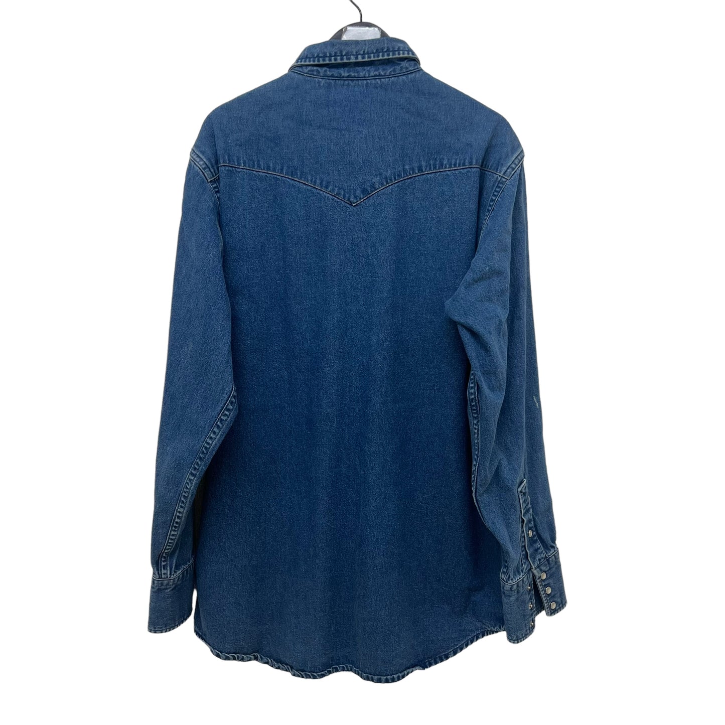 GM353 Carhartt カーハート 長袖 デニム シャツ ジャケット 上着 羽織り トップス ネイビー メンズ 実寸参考