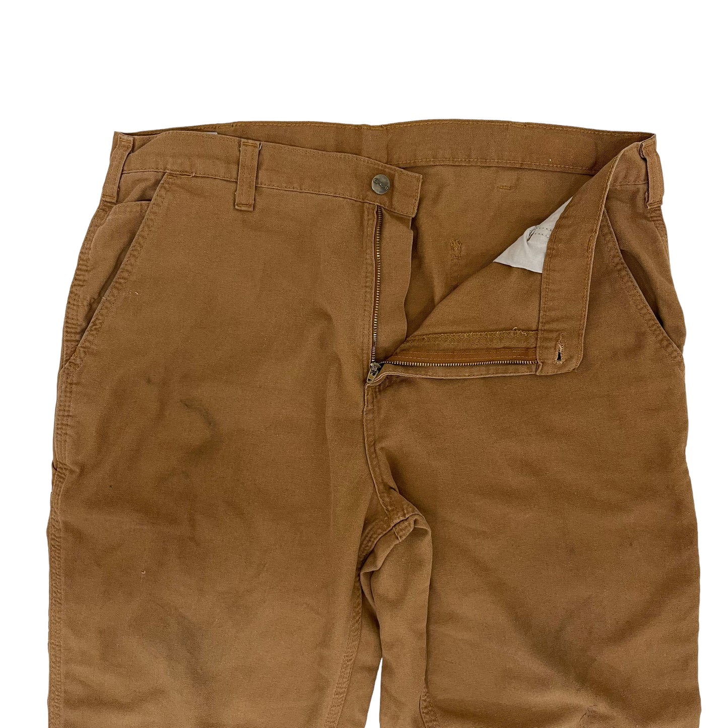 GC79 carhartt ダック生地 ワークパンツ ダックパンツ ベージュ メンズ サイズ38/32