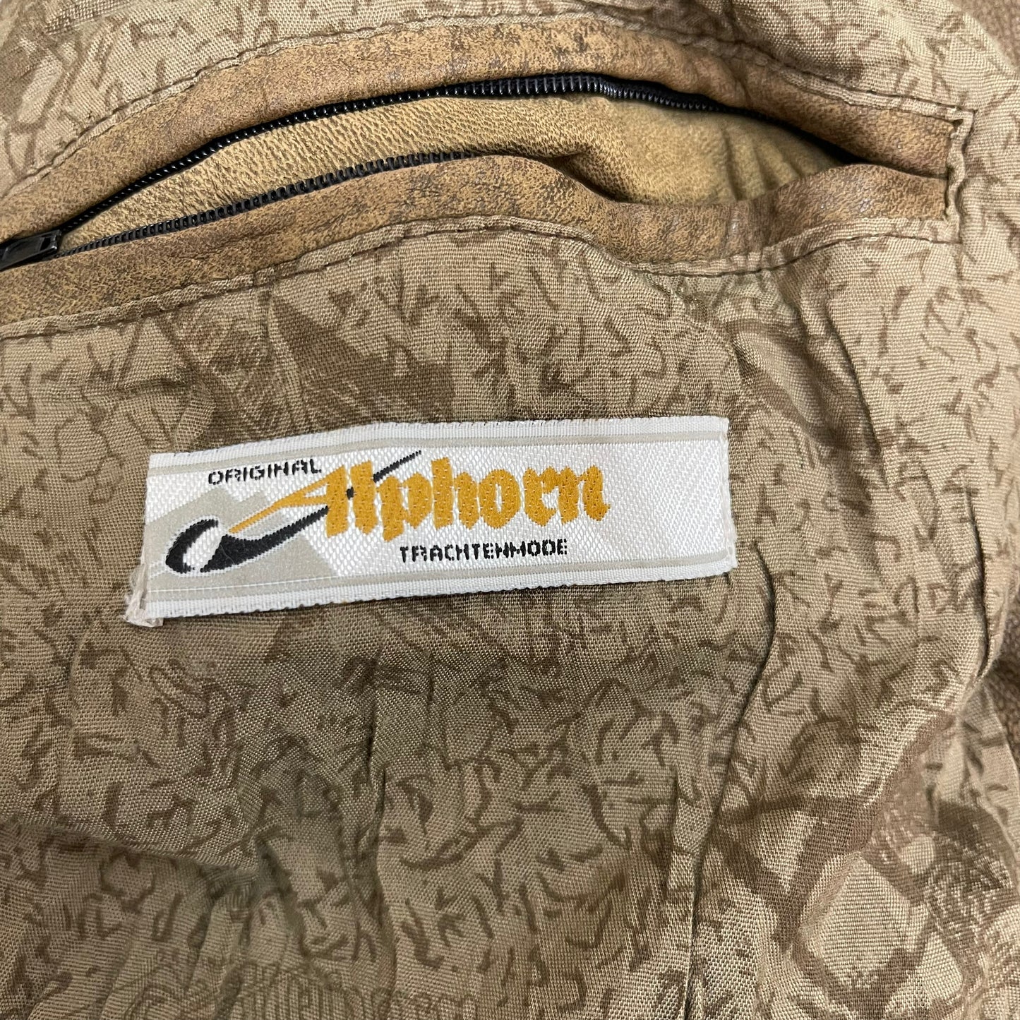 GC137 alhorn レザージャケット 上着 羽織り デザイン ブラウン メンズ