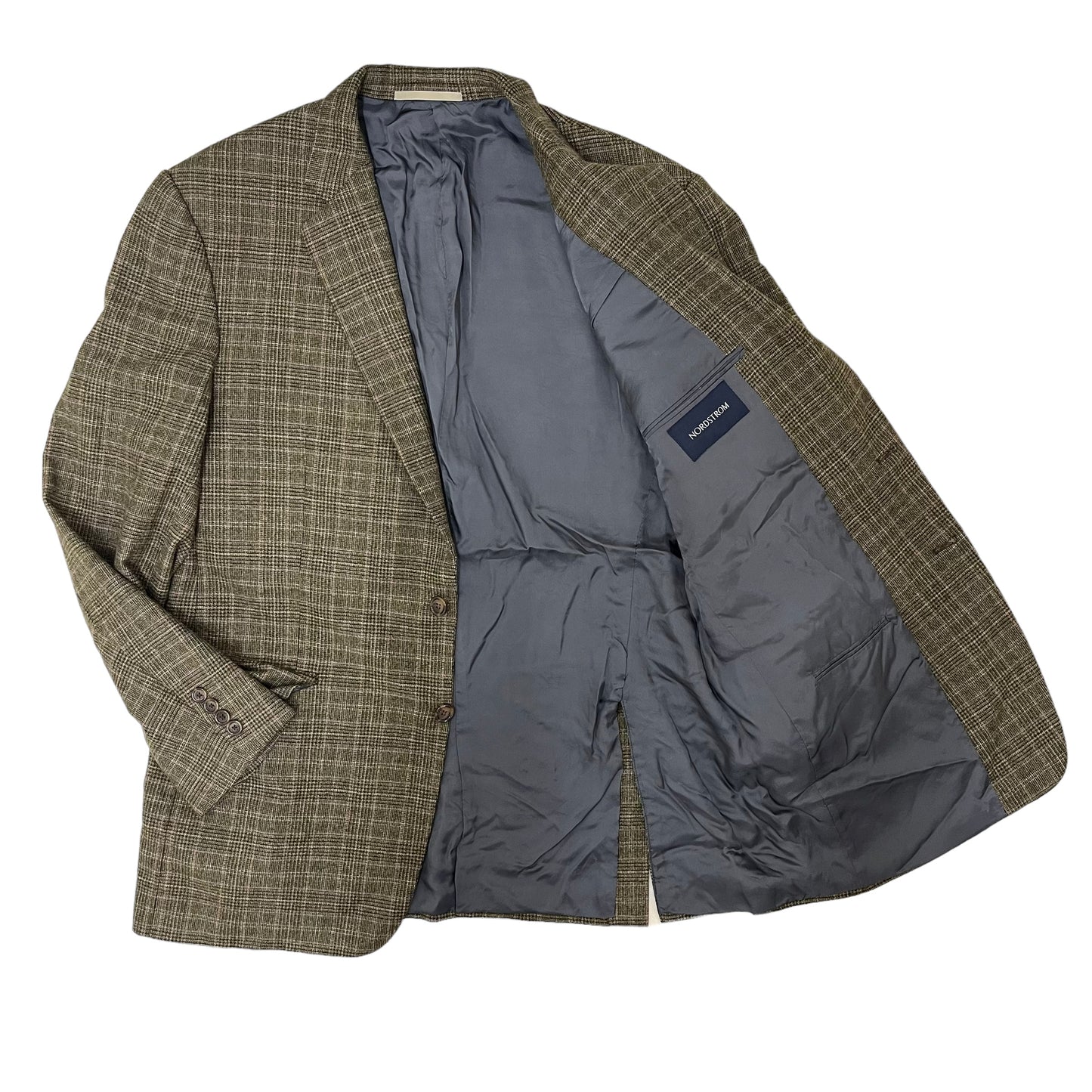 GC285 BURBERRY LONDON テーラードジャケット ジャケット ウール100% カーキ系 メンズ サイズ44