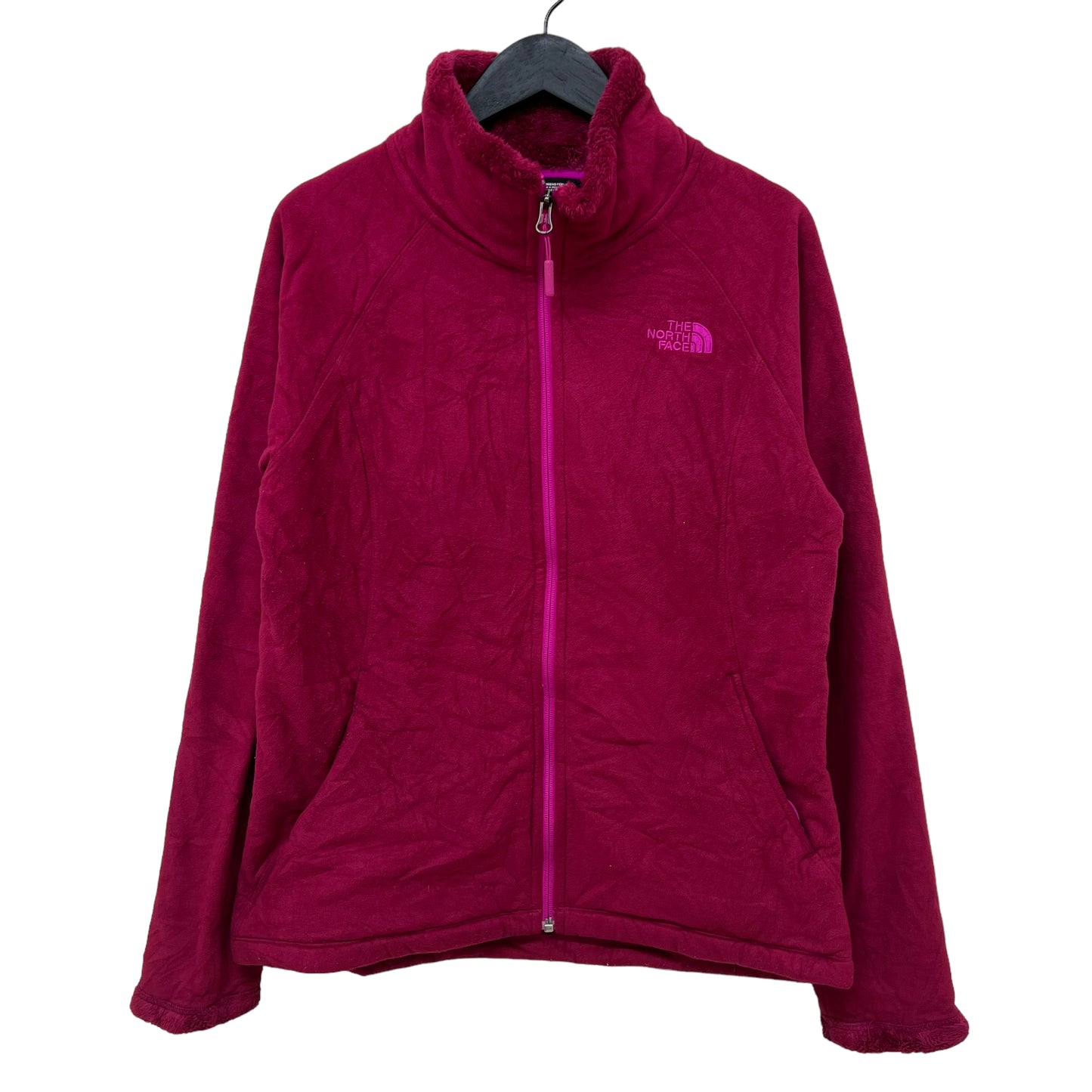 GM162 THE NORTH FACE ザノースフェイス 長袖 ジップアップ フリース ジャケット トップス ピンク系 レディース M