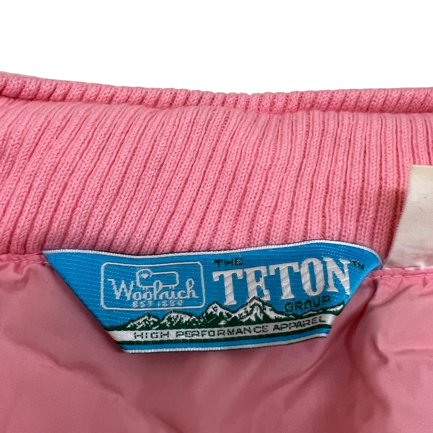 GM95 WOOLRICH ウールリッチ TRTON 長袖 ジップアップ トップス ピンク メンズ L