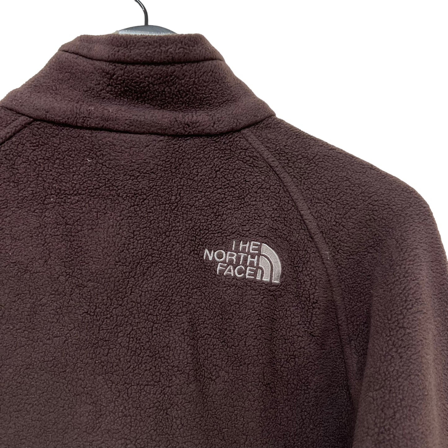 GM383 THE NORTH FACE ザノースフェイス 長袖 ジップアップ フリース ジャケット 上着 羽織り トップス ブラウン レディース M