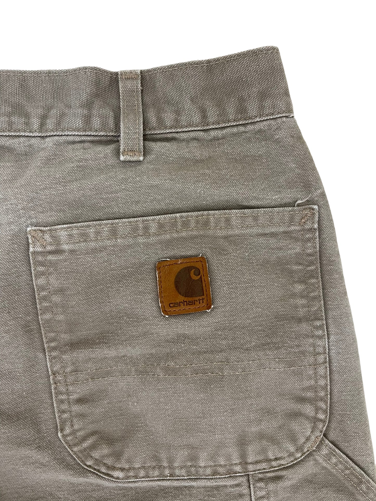 GC81 carhartt ダック生地 ダックパンツ ワークパンツ パンツ グレー メンズ サイズ36×32