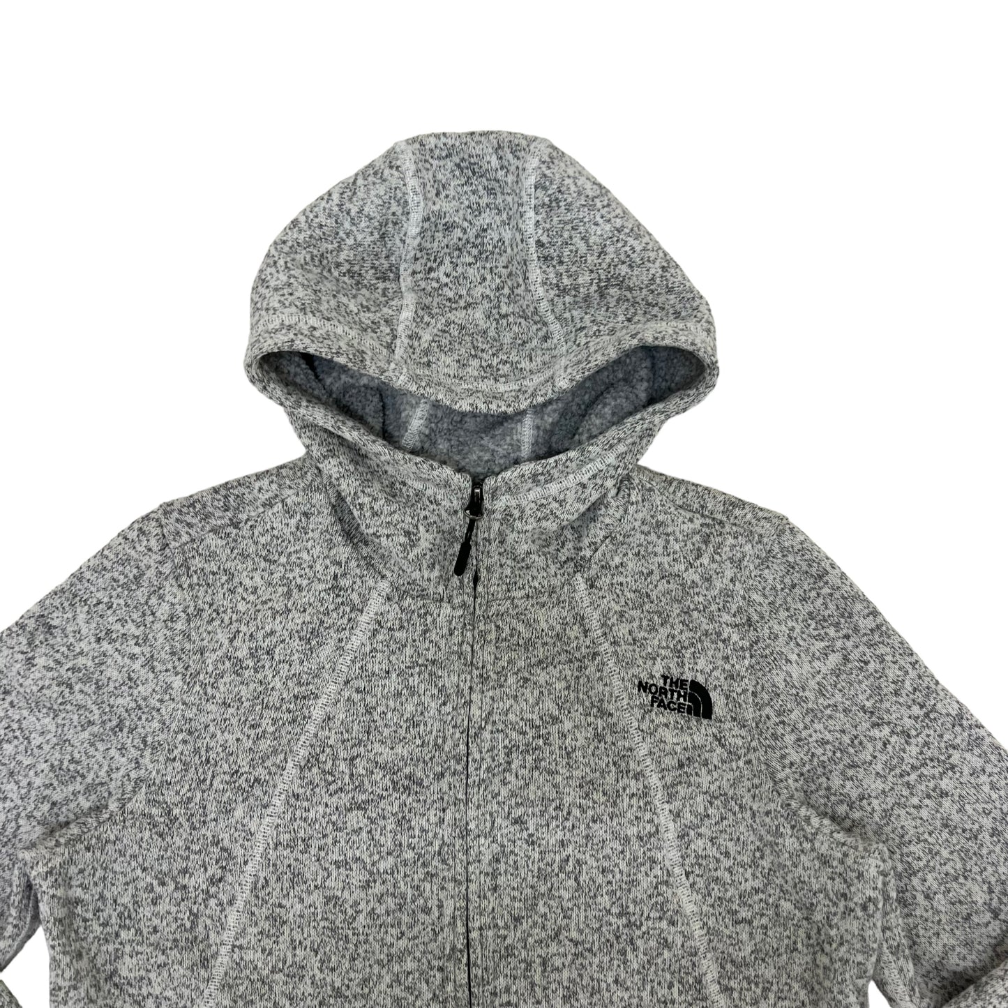GM389 THE NORTH FACE ザノースフェイス 長袖 パーカー ジャケット 上着 羽織り トップス グレー系 レディース M