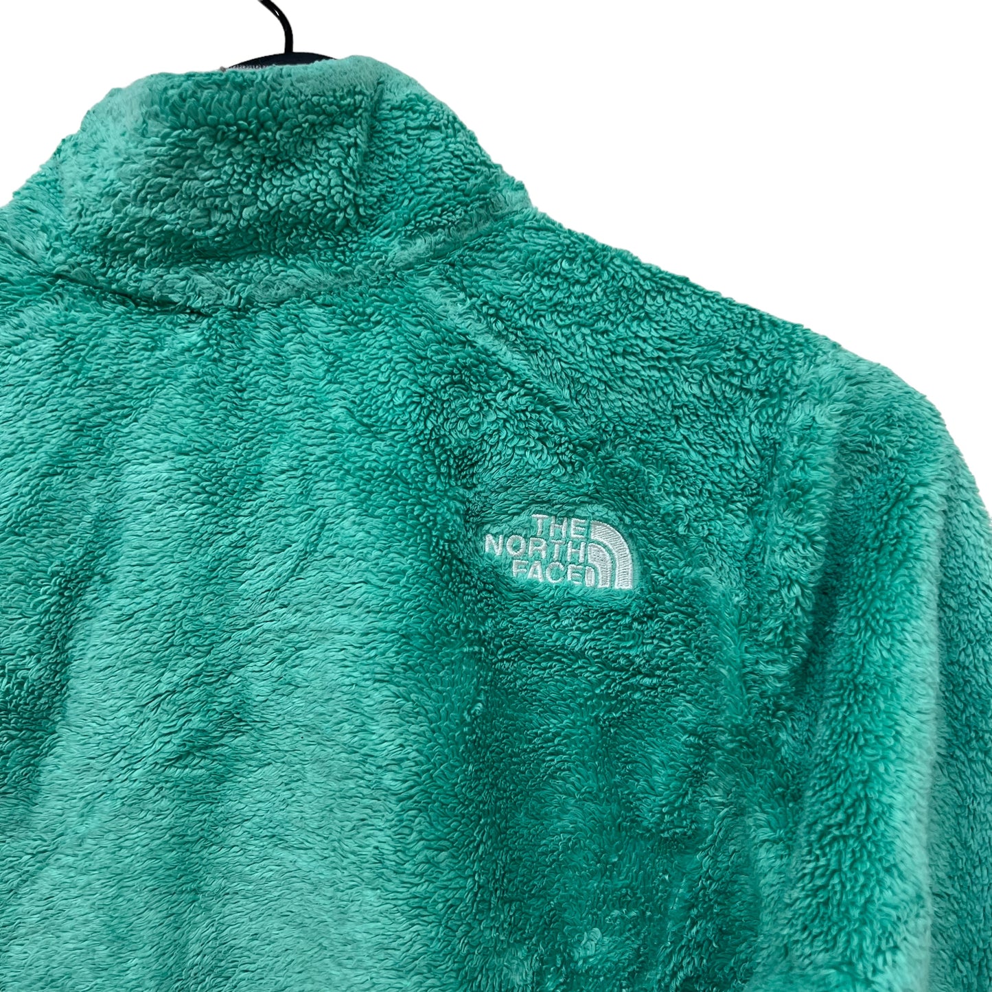 GM364 THE NORTH FACE ザノースフェイス 長袖 ジップアップ フリース ジャケット 上着 羽織り トップス グリーン系 キッズ 子供服 L