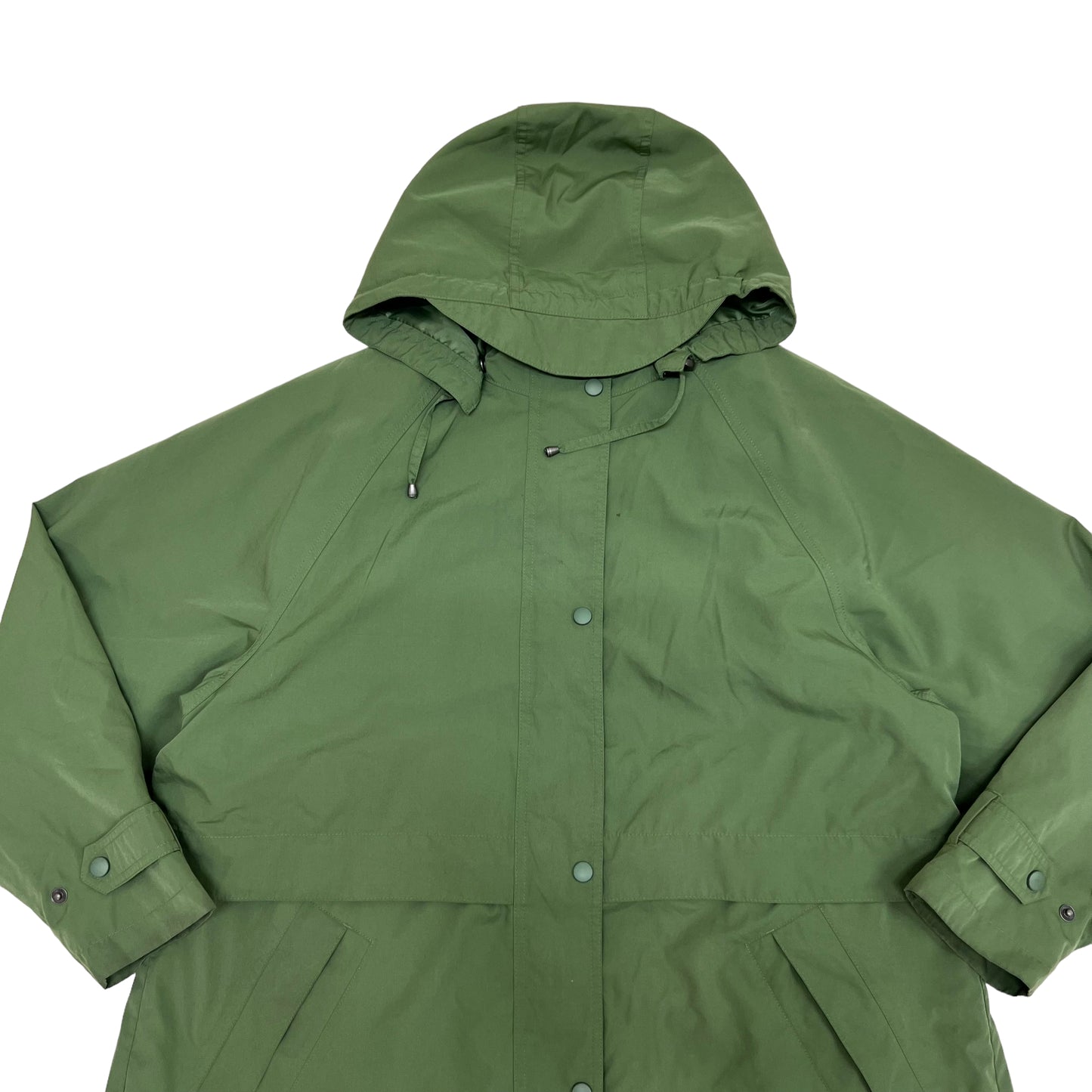 GM90 L.L.Bean エルエルビーン 長袖 ジップアップ コート アウター グリーン レディース 1X