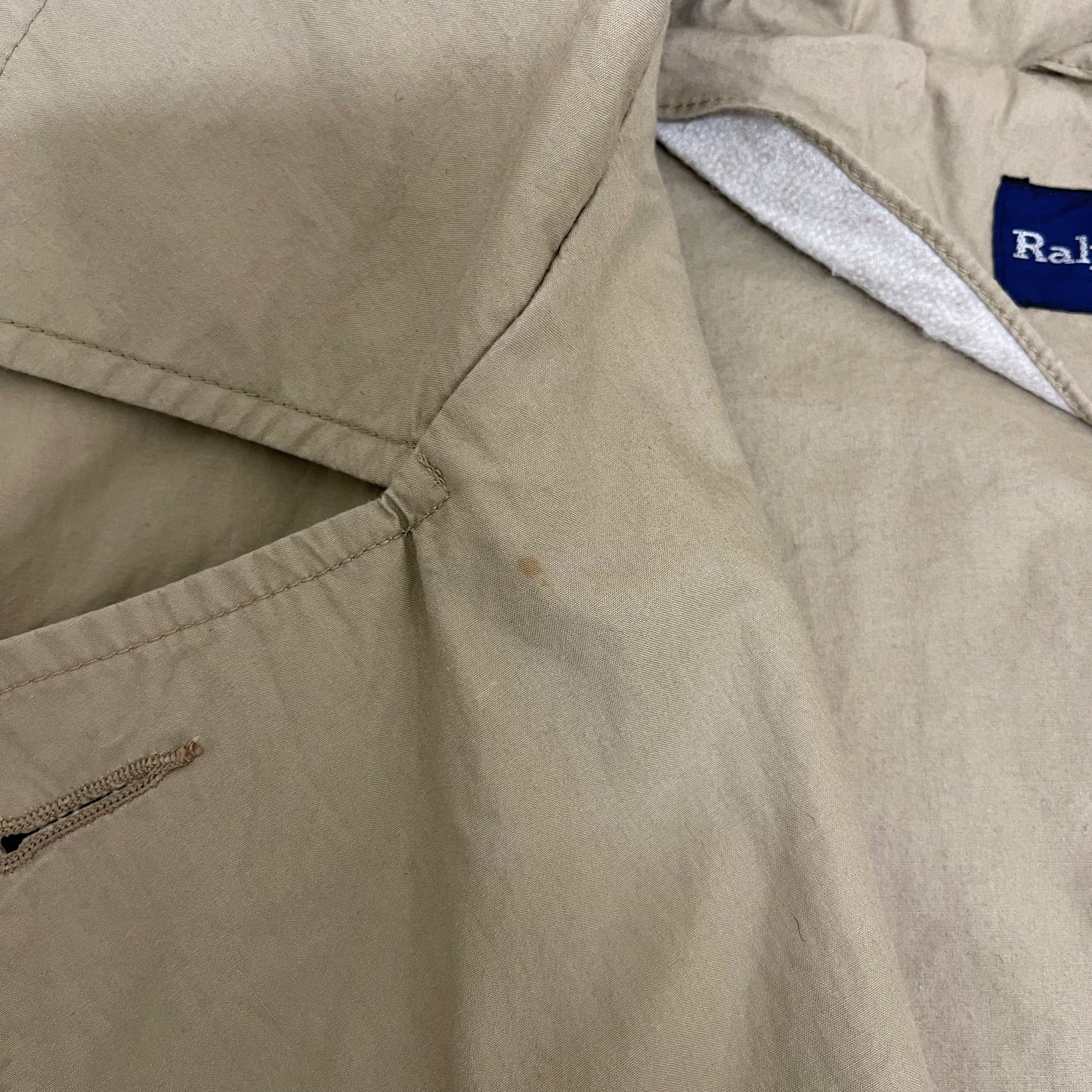 GC288 RALPH LAUREN トレンチコート コート ベージュ メンズ サイズ10