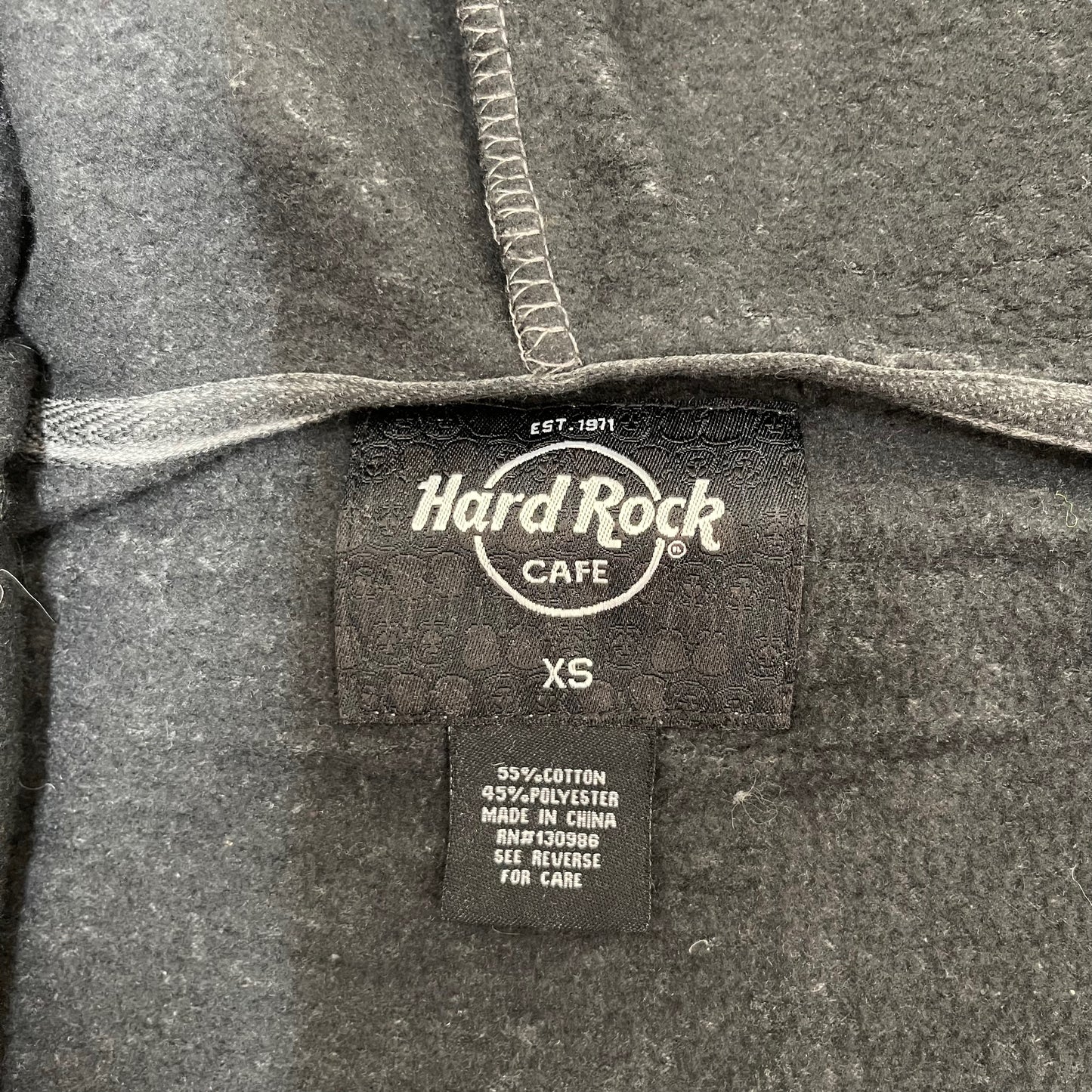 GC44 Hard Rock CAFE パーカー グレー メンズ サイズXS