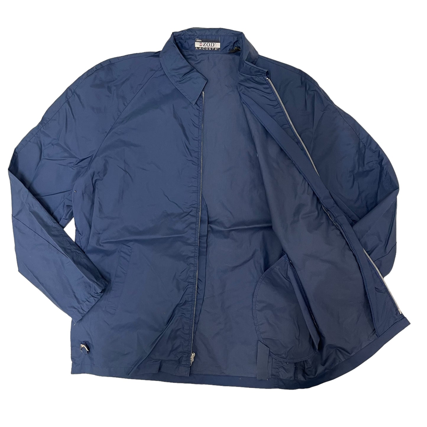 GC279 LACOSTE IZOD ジップアップジャケット ジャケット ネイビー メンズ サイズM