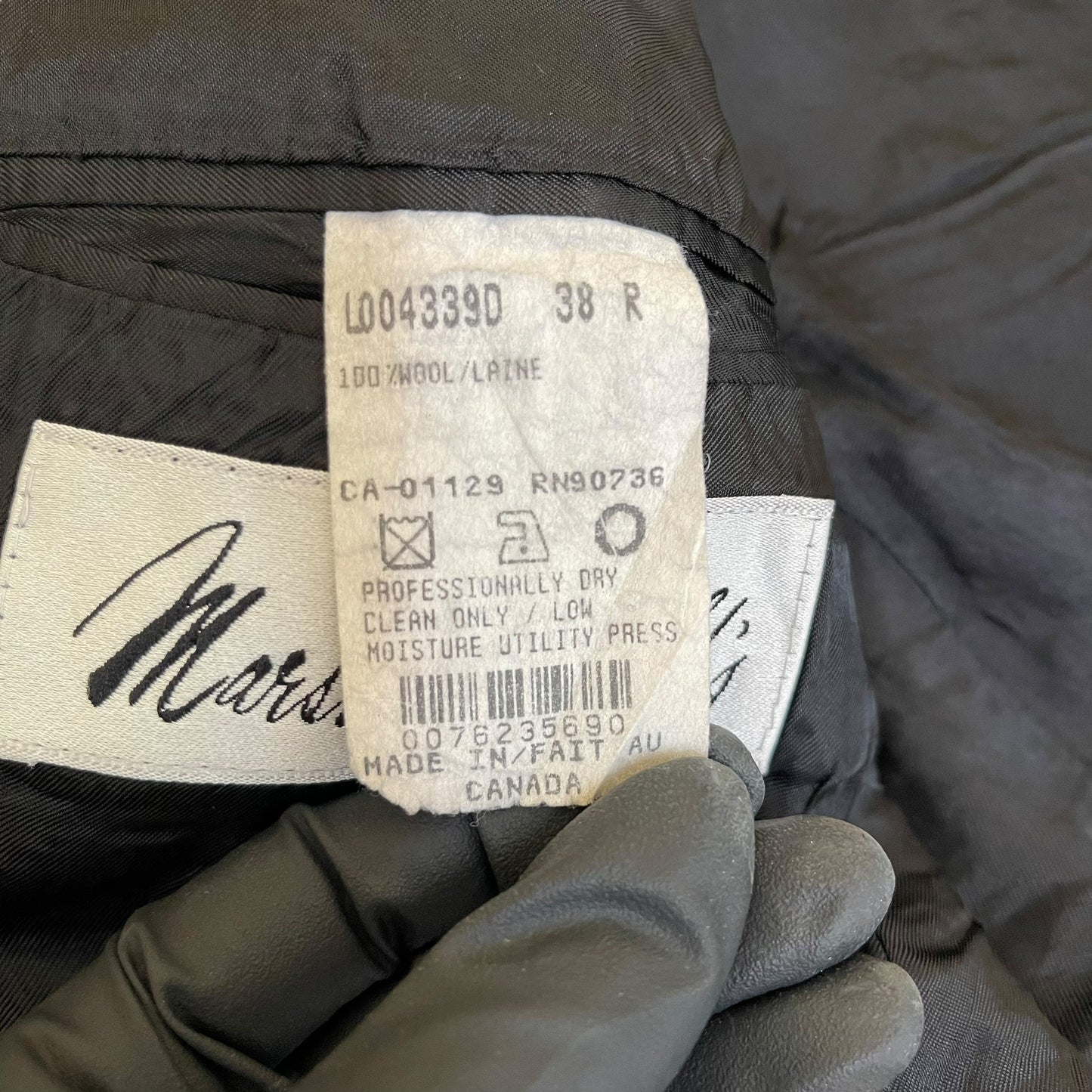 GC450 CHAPS RALPH LAUREN テーラードジャケット ジャケット チャコールグレー メンズ サイズ38