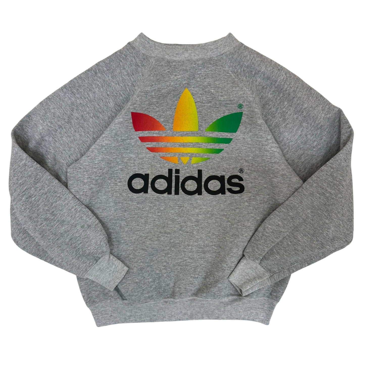GC918 adidas アディダス ロゴトレーナー トレフォイル プルオーバートップス トレーナー トップス 長袖 グレー メンズ