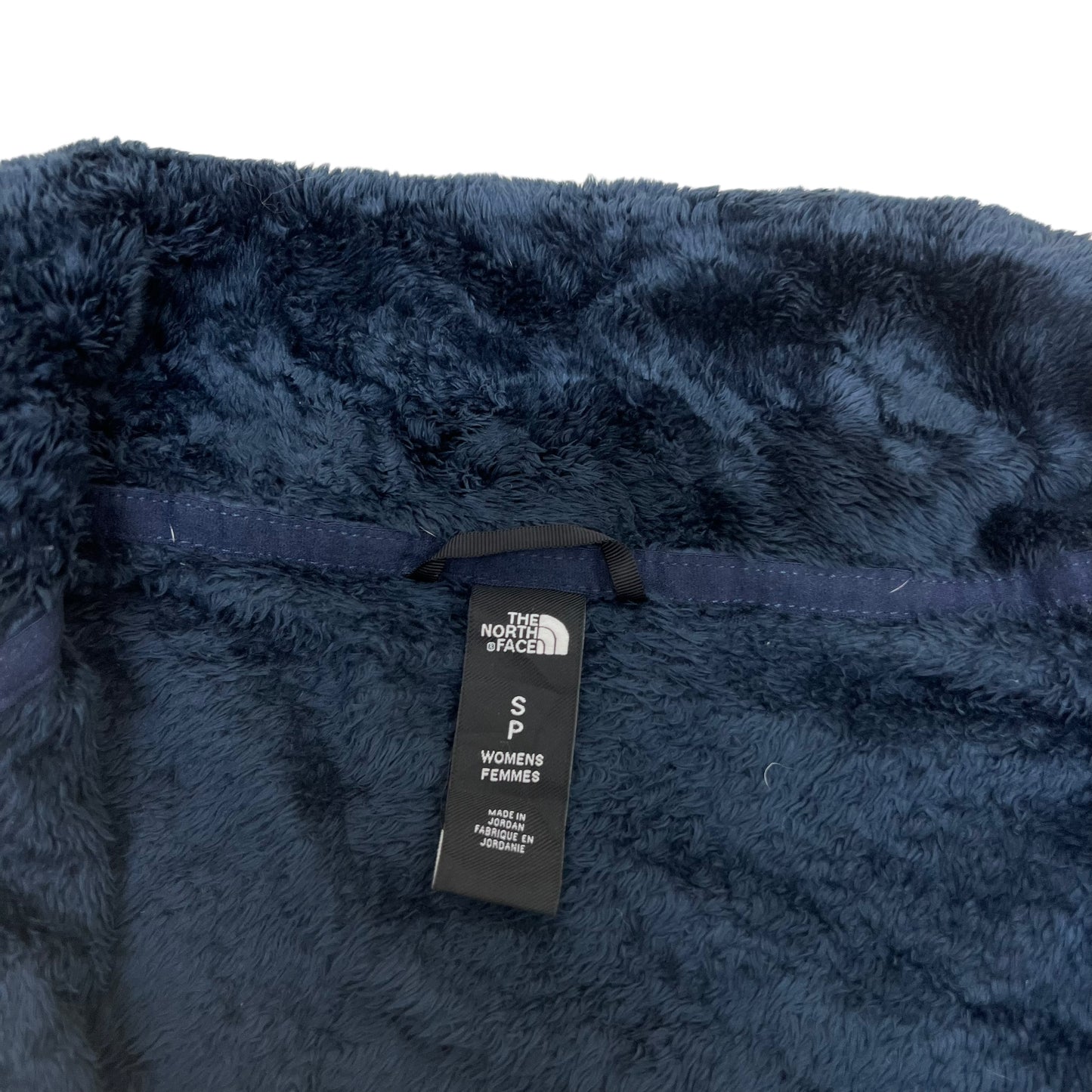 GM379 THE NORTH FACE ザノースフェイス 長袖 ジップアップ フリース ジャケット 上着 羽織り トップス ネイビー系 レディース S