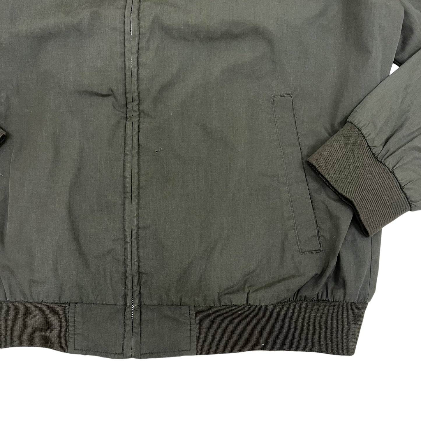 GM207 Carhartt カーハート 長袖 ジップアップ ジャケット 上着 羽織り トップス カーキ系 メンズ XL