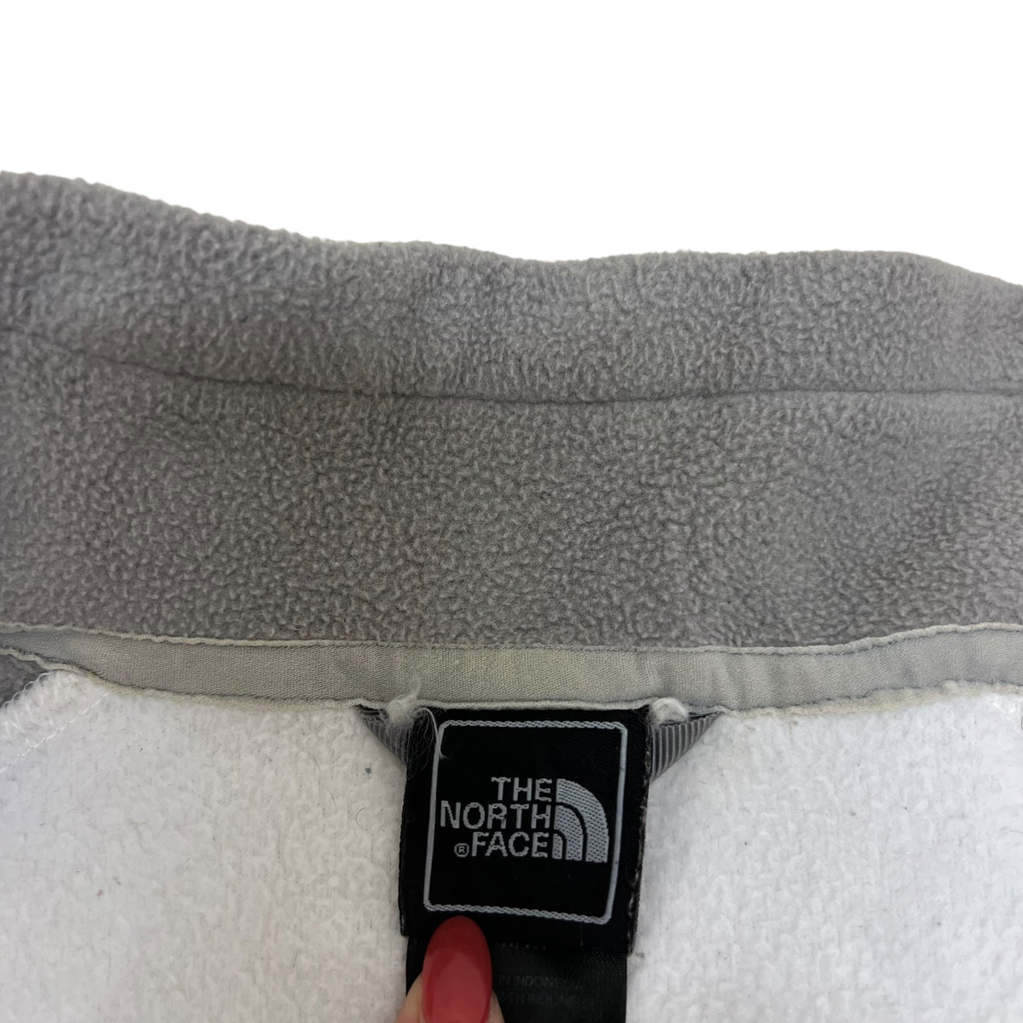 GM380 THE NORTH FACE ザノースフェイス 長袖 フリース ジャケット 上着 羽織り トップス グレー系 レディース M