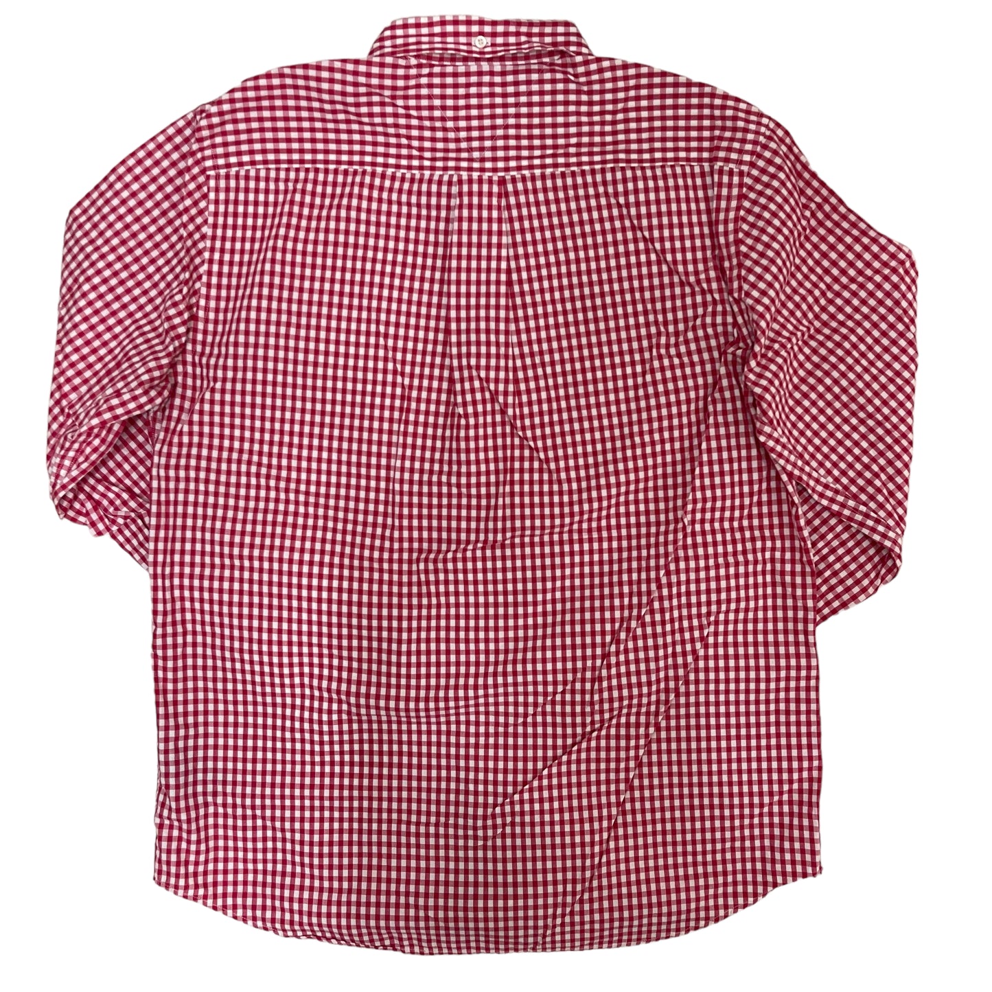 GC28 TOMMY HILFIGER CLASSIC FIT カッターシャツ レッド メンズ サイズL