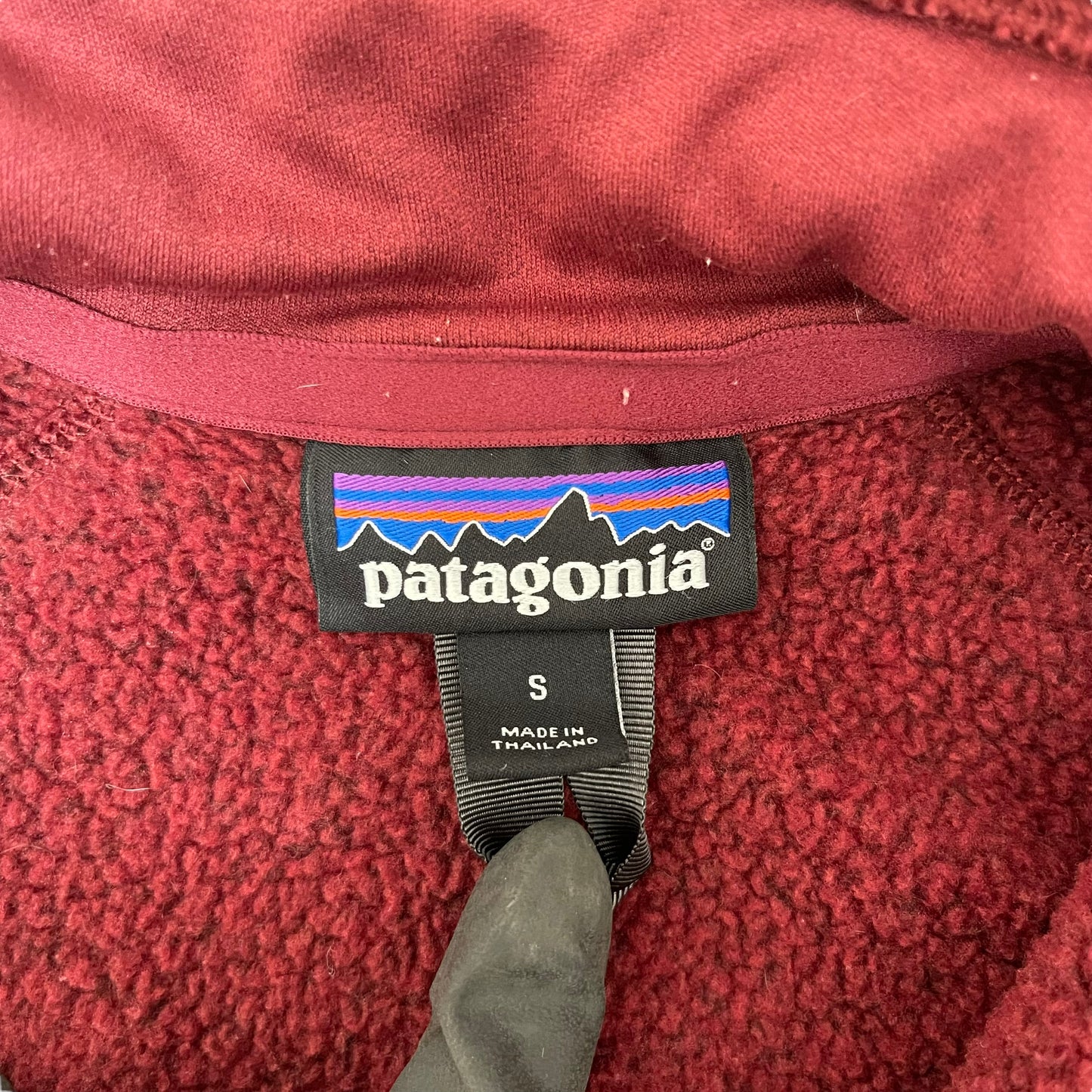 GC154 patagonia フリーストップス トップス ハーフジップアップ 赤茶系 メンズ サイズS