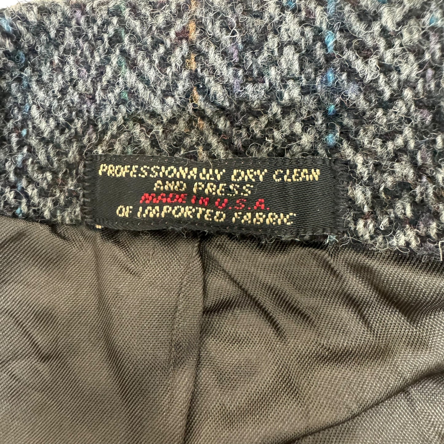GC951 USA製 HARRIS TWEED ハリスツイード テーラードジャケット ウールジャケット ジャケット ウール100% 長袖 メンズ