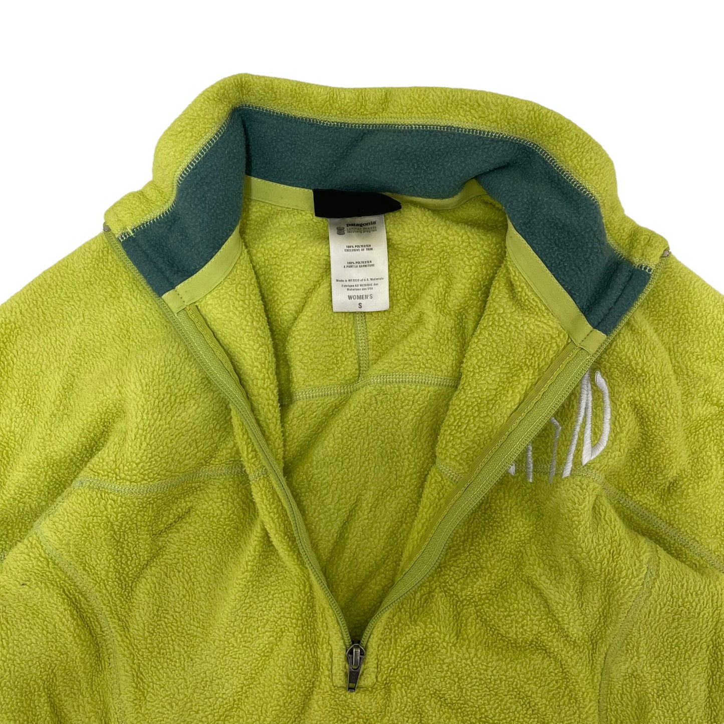 GC352 patagonia SYNGHILLA フリーストップス トップス ハーフジップアップ グリーン レディース サイズS