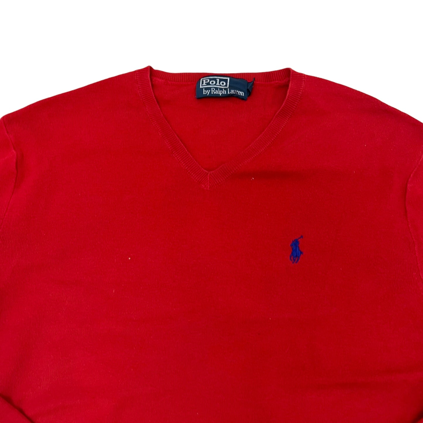 GM255 POLO RALPH LAUREN ポロラルフローレン 長袖 ニット トップス レッド メンズ L