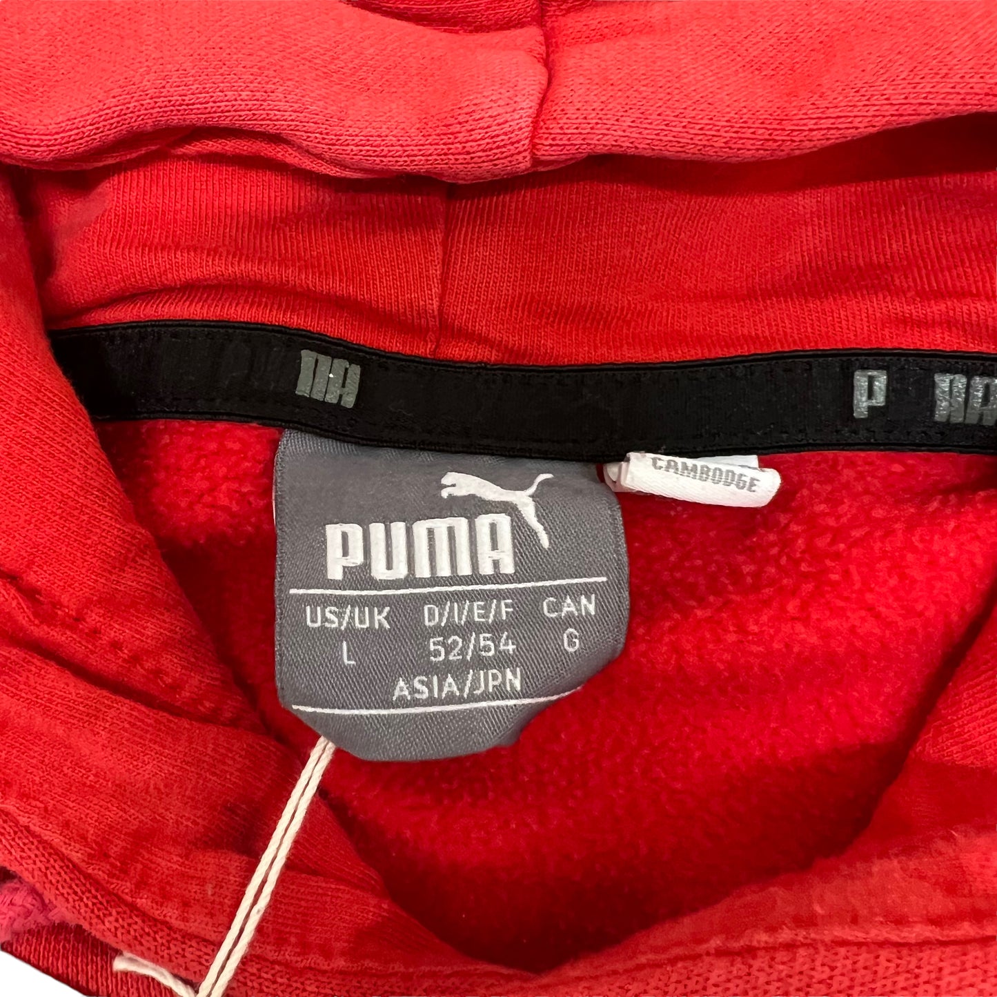 GM8 PUMA プーマ スウェット パーカー プルオーバー トップス フーディー レッド メンズ サイズ L