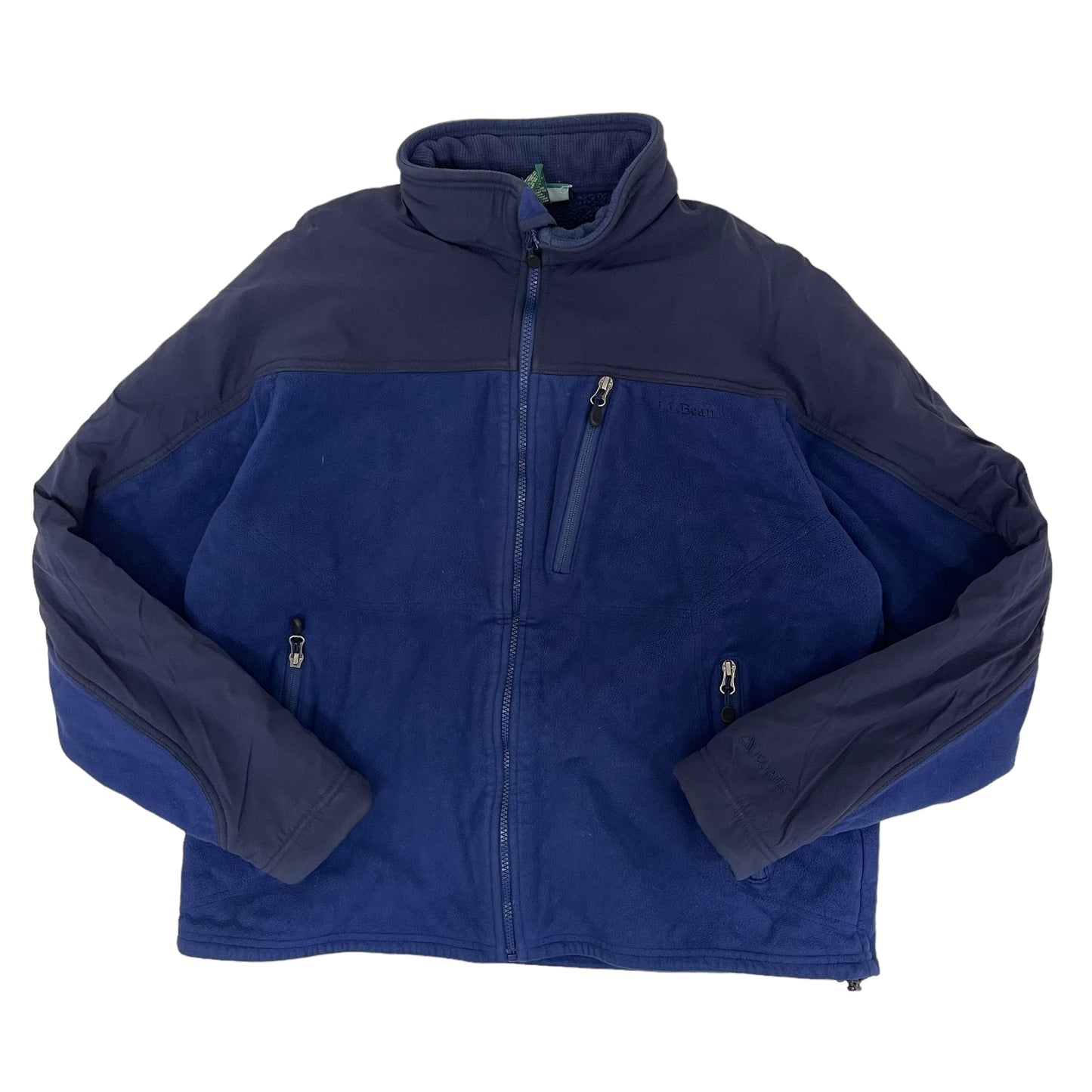 GC302 L.L.Bean フリーストップス トップス ジップアップ ネイビー メンズ サイズL