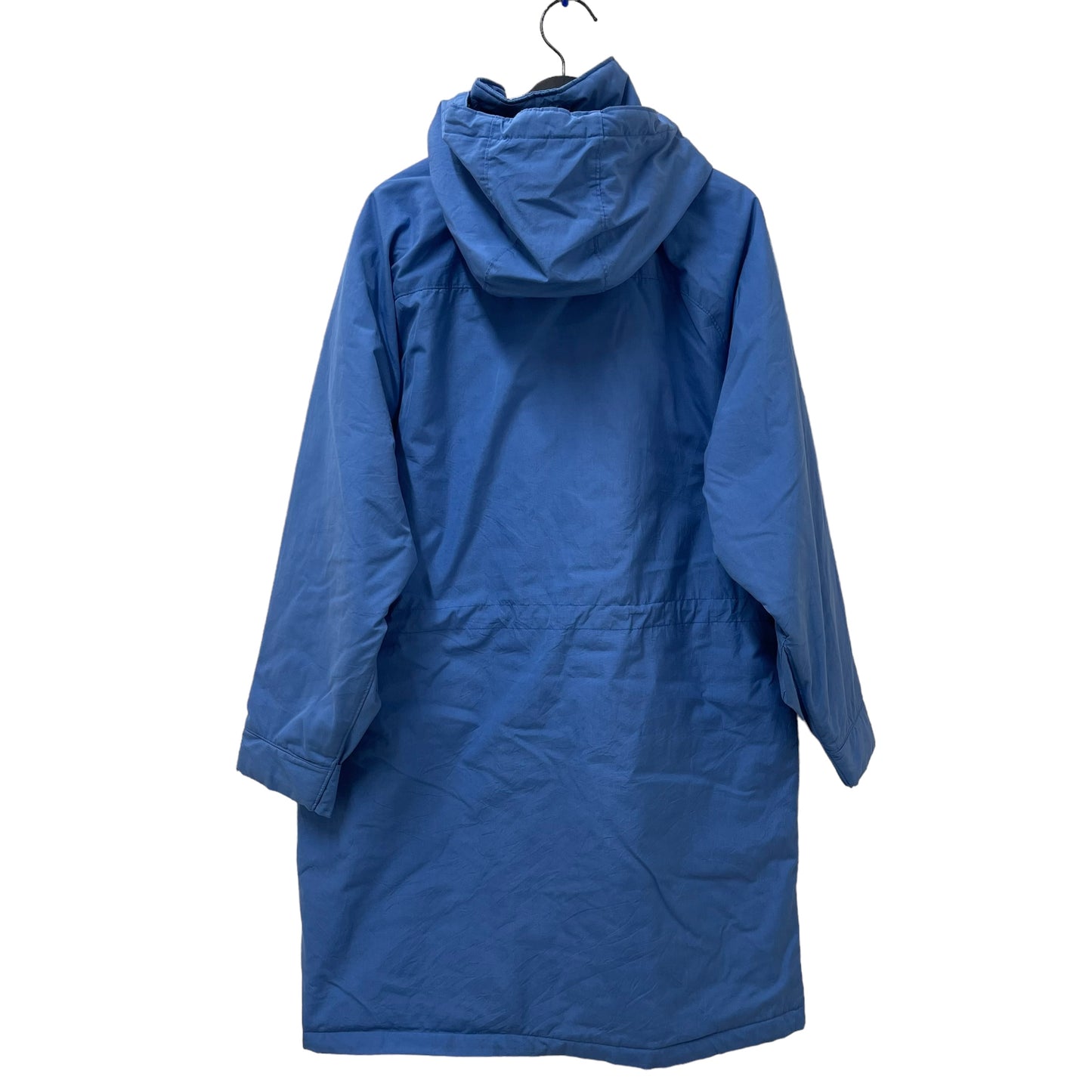 GC257 USA製 L.L.Bean ジップアップコート コート ウール ブルー レディース サイズL