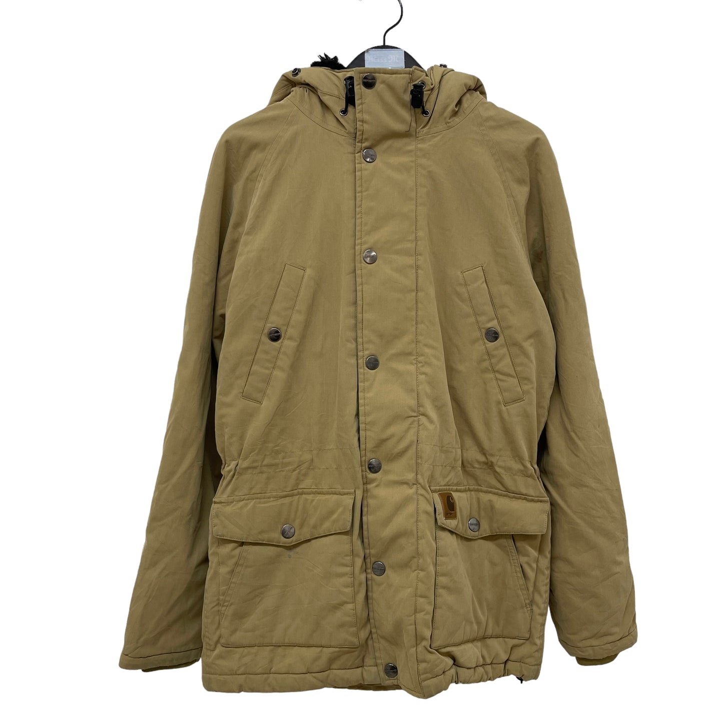 GC290 carhartt 中綿ジャケット ジャケット フーディー ジップアップ ベージュ メンズ サイズS