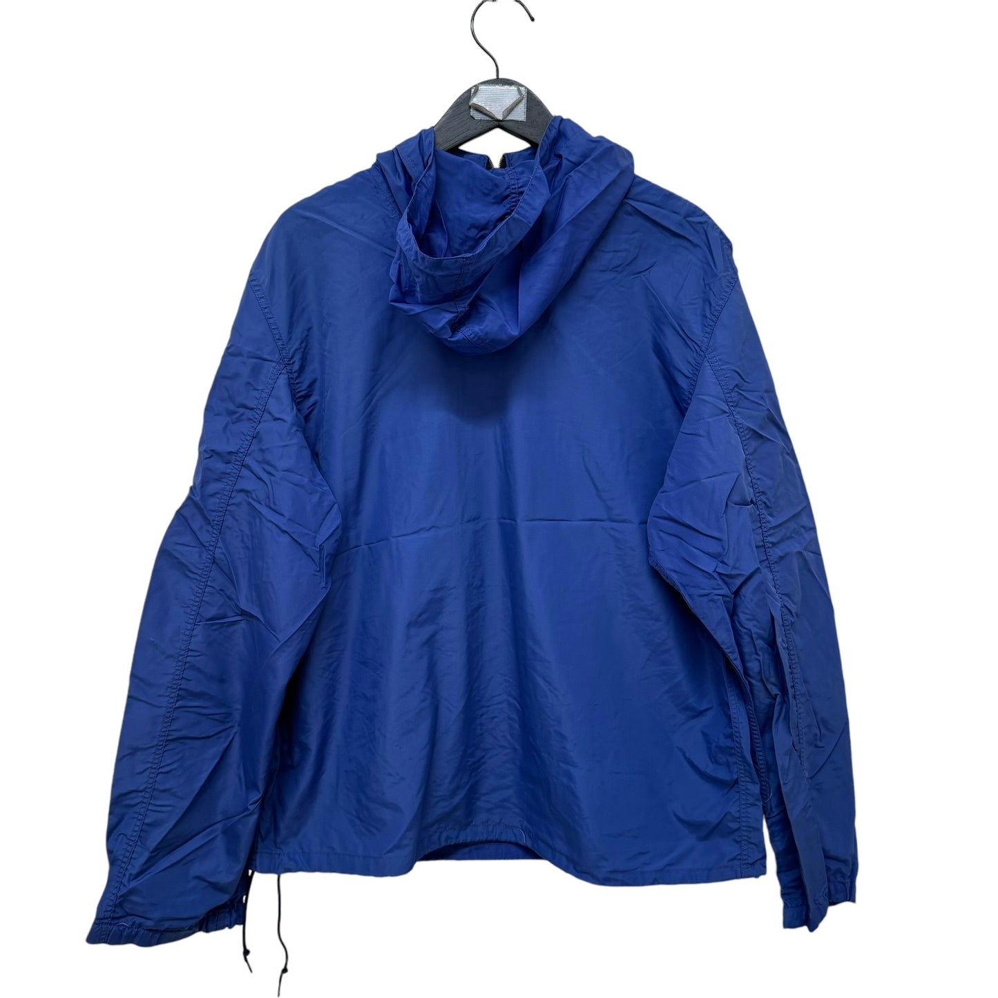 GC927 Blizzard Cloth アノラックパーカー ナイロンパーカー フーディーパーカー 防水パーカー ハーフジップ ブルー メンズ