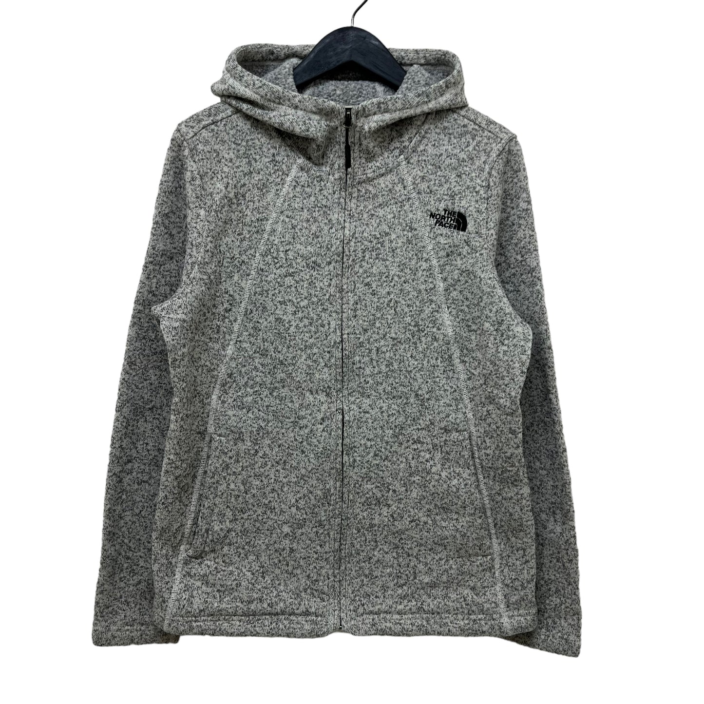 GM389 THE NORTH FACE ザノースフェイス 長袖 パーカー ジャケット 上着 羽織り トップス グレー系 レディース M