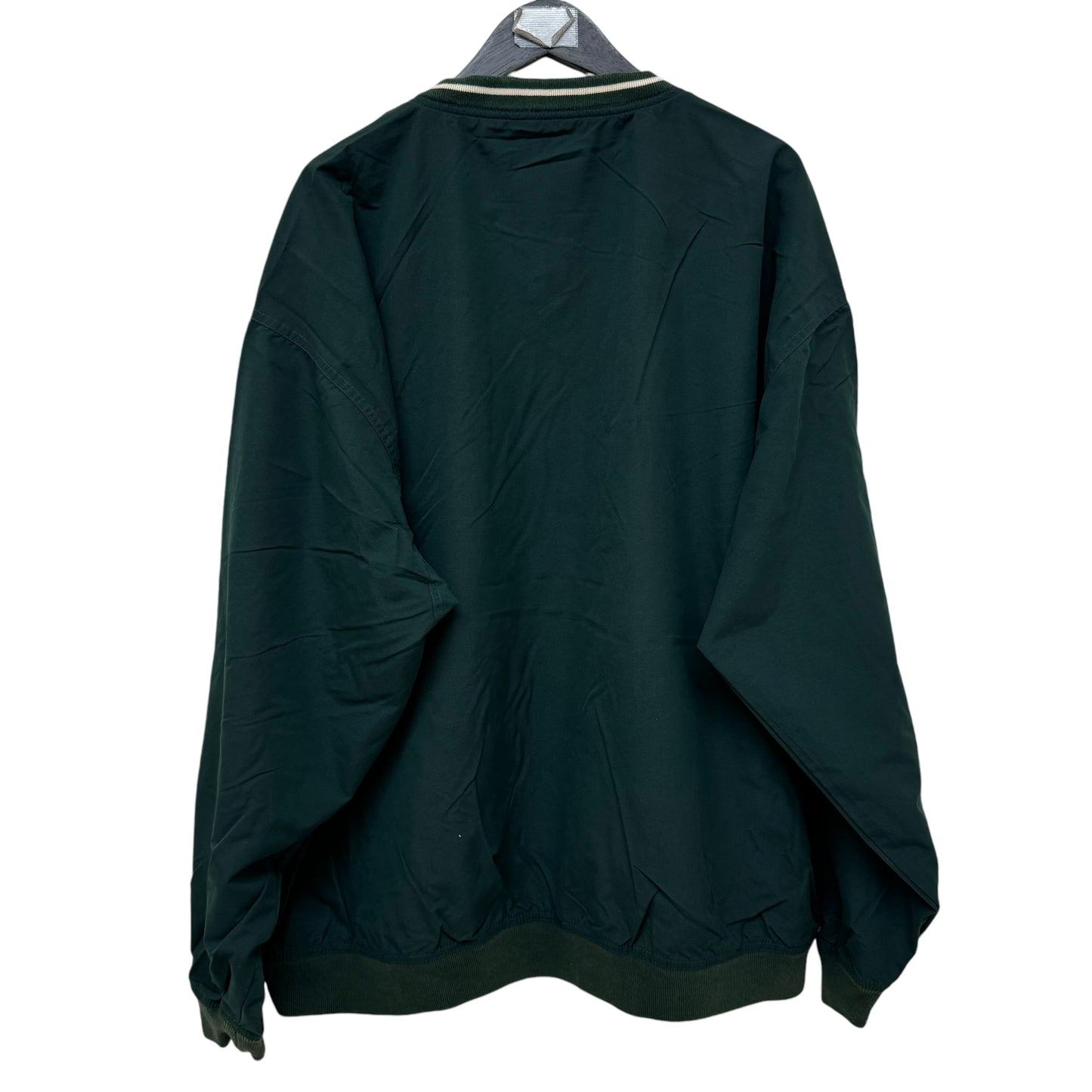 GC925 FRUIT OF THE LOOM プルオーバートップス ナイロントップス トップス Vネック グリーン メンズ サイズXL
