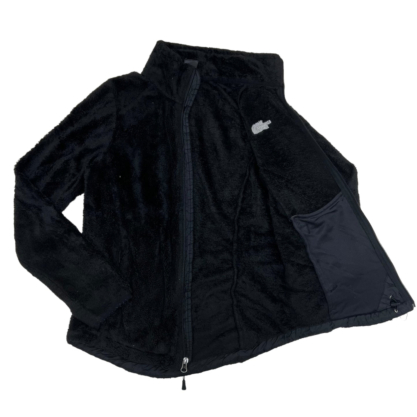 GM363 THE NORTH FACE ザノースフェイス 長袖 ジップアップ フリース ジャケット 上着 羽織り トップス ブラック レディース S
