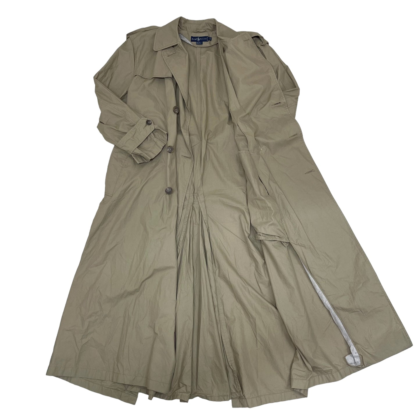 GC288 RALPH LAUREN トレンチコート コート ベージュ メンズ サイズ10
