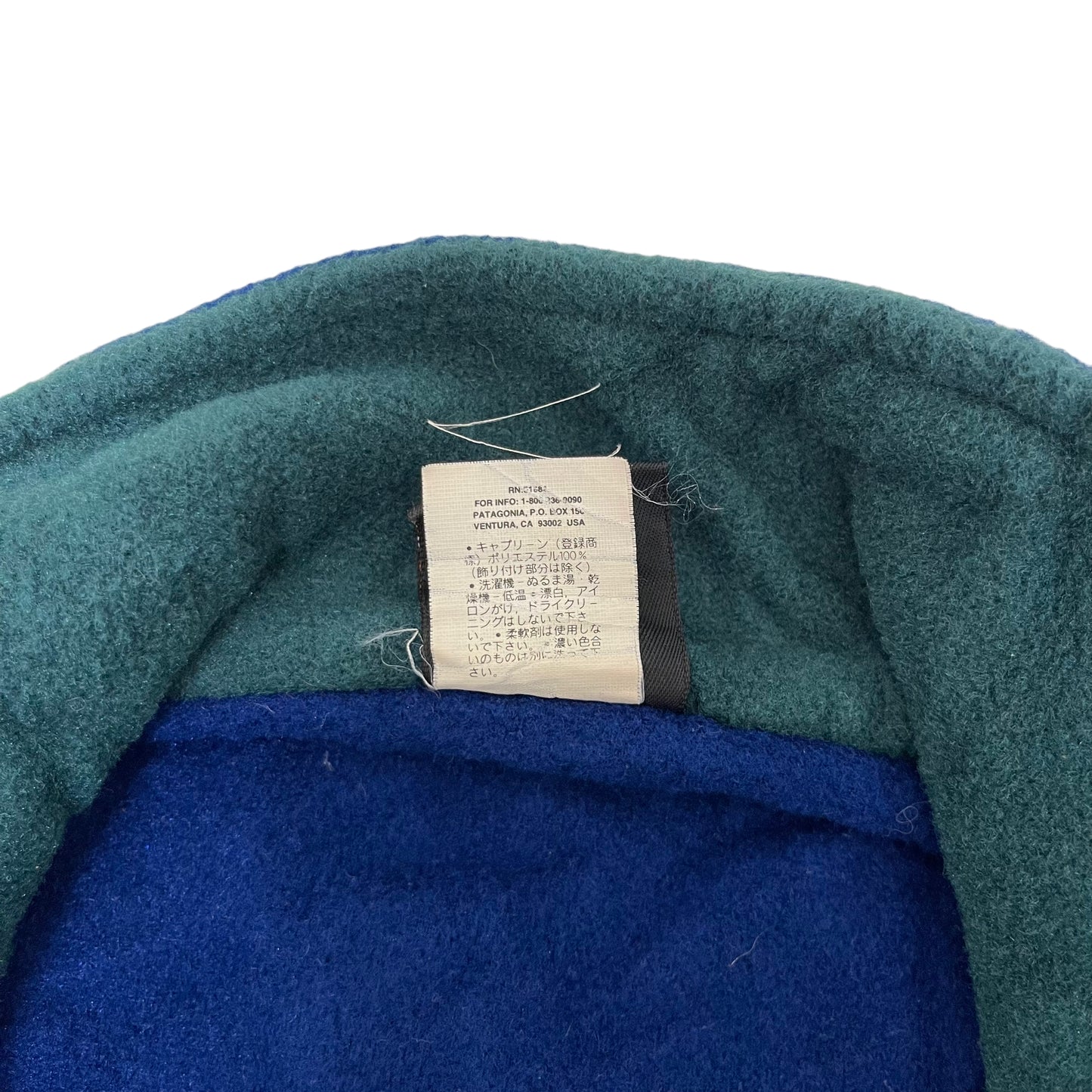 GC107 patagonia CAPILENE フリーストップス ハーフジップアップ インディゴブルー レディース サイズS