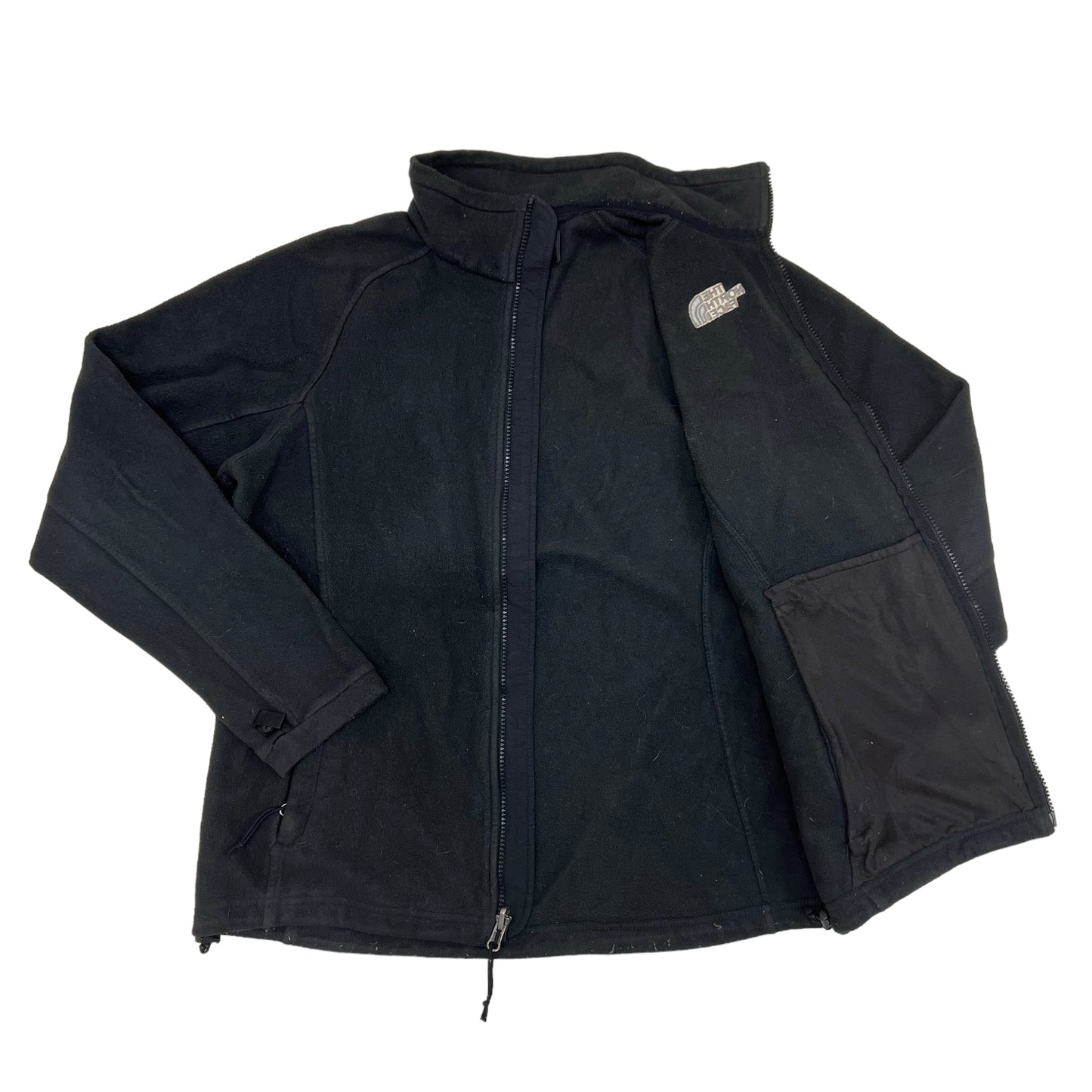 GM387 THE NORTH FACE ザノースフェイス 長袖 フリース ジャケット 上着 羽織り トップス ブラック レディース L