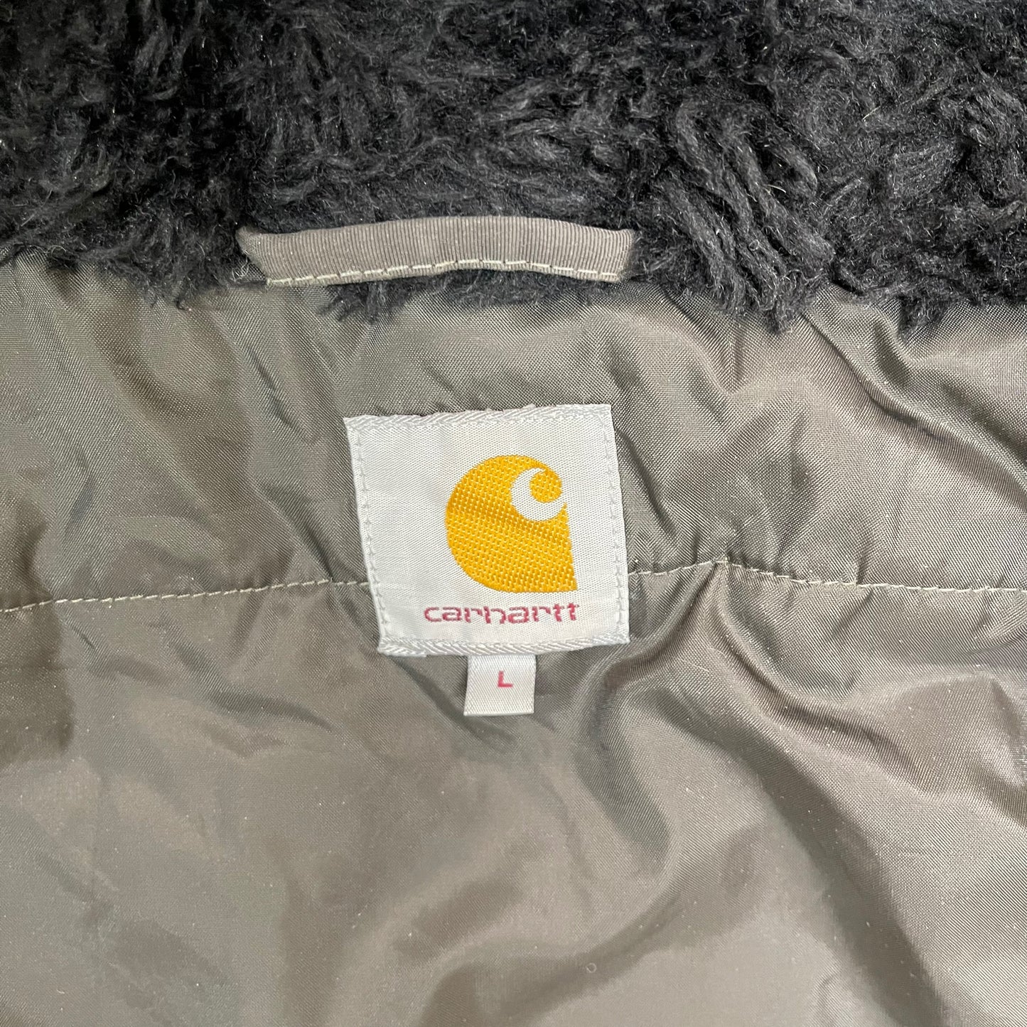 GC295 carhartt ナイロンジャケット ジャケット ジップアップ ダークグレー メンズ サイズL