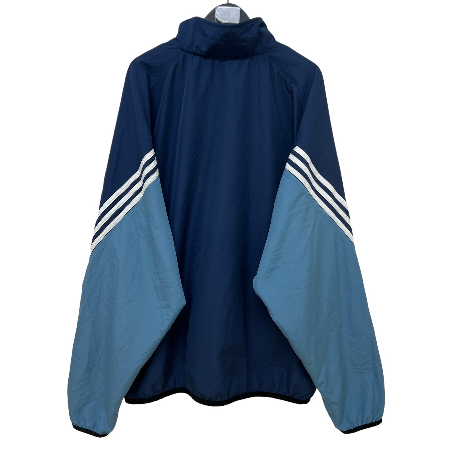 GM175 adidas アディダス 長袖 ジップアップ ジャケット 上着 羽織り トップス ネイビー系 メンズ 2XL