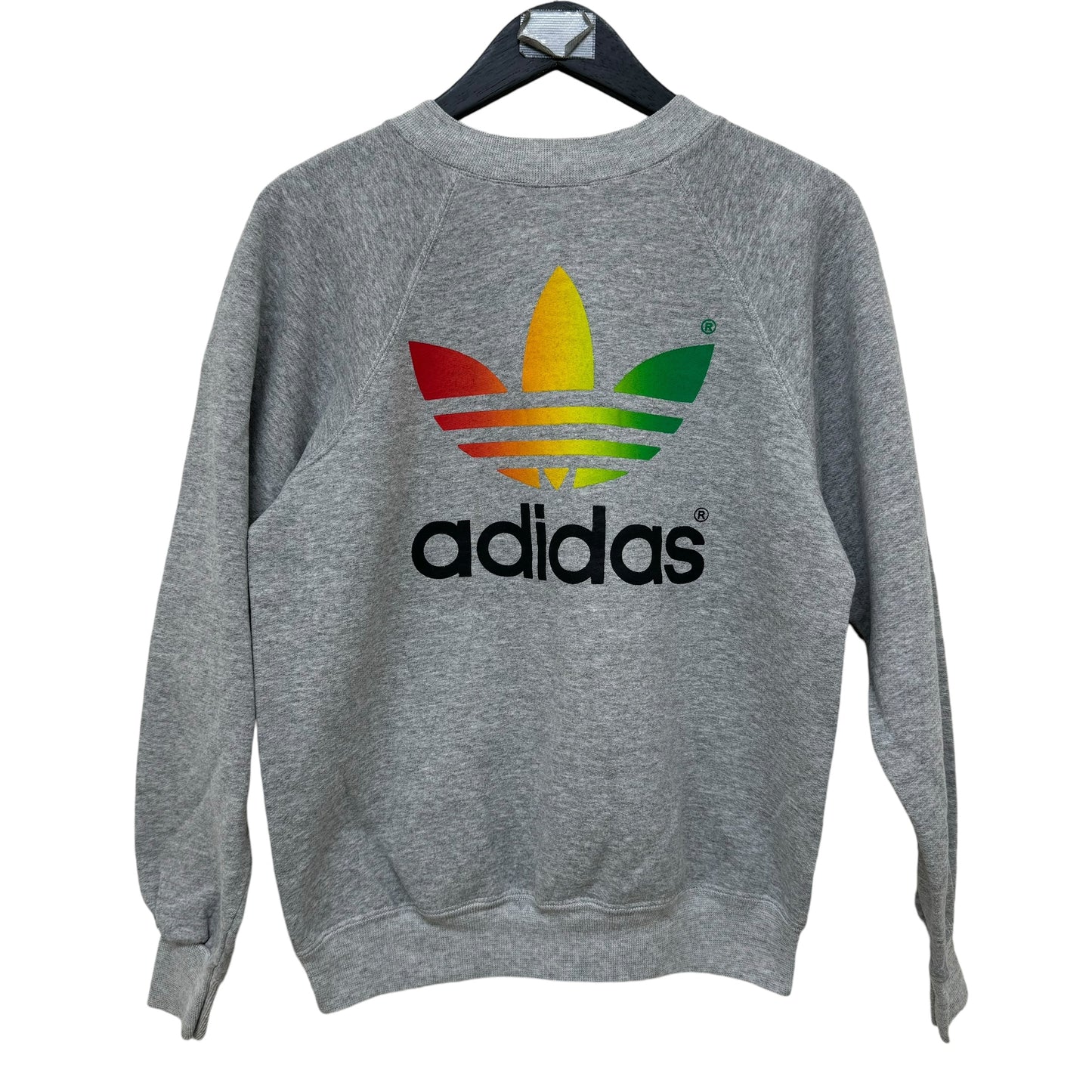 GC918 adidas アディダス ロゴトレーナー トレフォイル プルオーバートップス トレーナー トップス 長袖 グレー メンズ