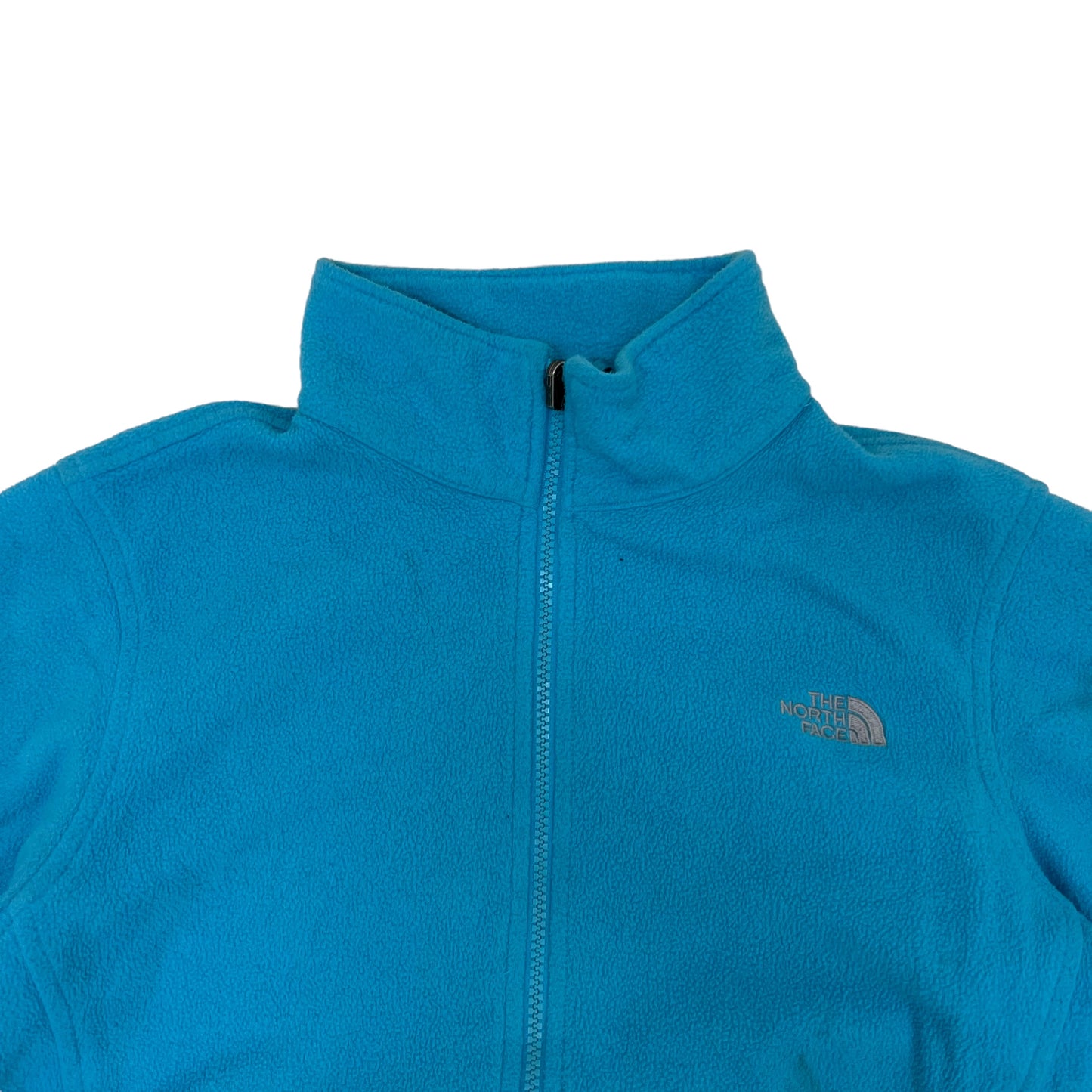 GM367 THE NORTH FACE ザノースフェイス 長袖 ジップアップ フリース ジャケット 上着 羽織り トップス 水色 キッズ 子供服 XL
