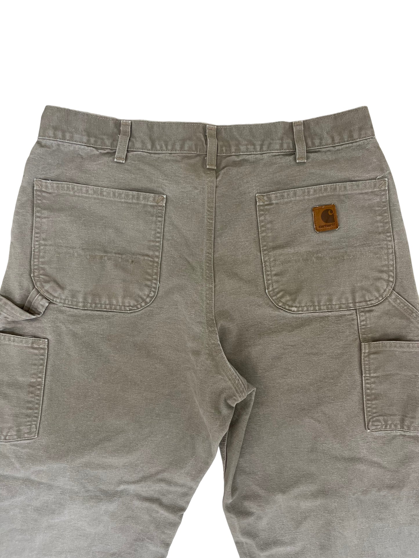 GC81 carhartt ダック生地 ダックパンツ ワークパンツ パンツ グレー メンズ サイズ36×32