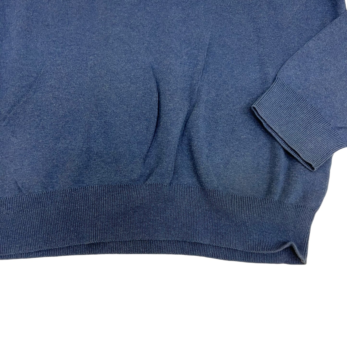 GM258 POLO RALPH LAUREN ポロラルフローレン 長袖 ニット トップス ネイビー メンズ XL