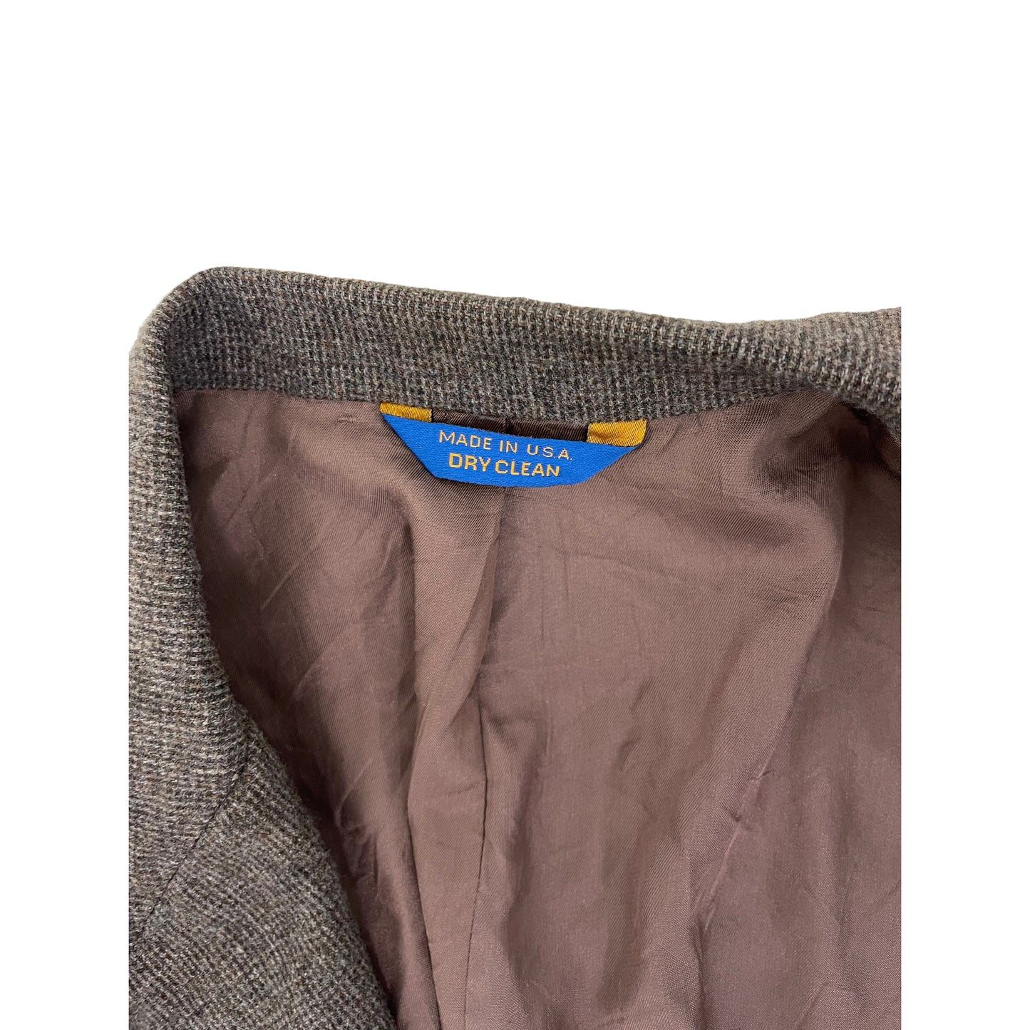 GC138 USA製 PENDLETON ウールジャケット テーラードジャケット エルボーパッチ ブラウン メンズ サイズ48