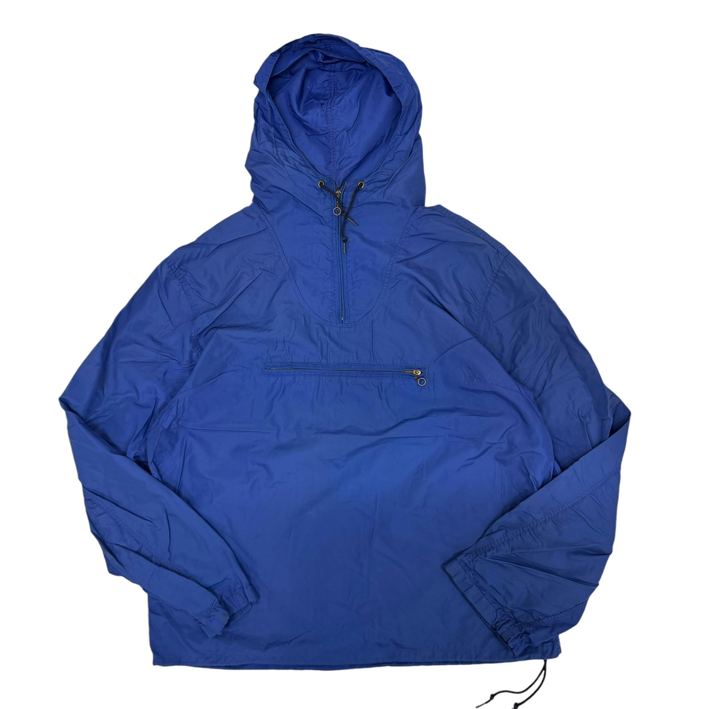 GC927 Blizzard Cloth アノラックパーカー ナイロンパーカー フーディーパーカー 防水パーカー ハーフジップ ブルー メンズ